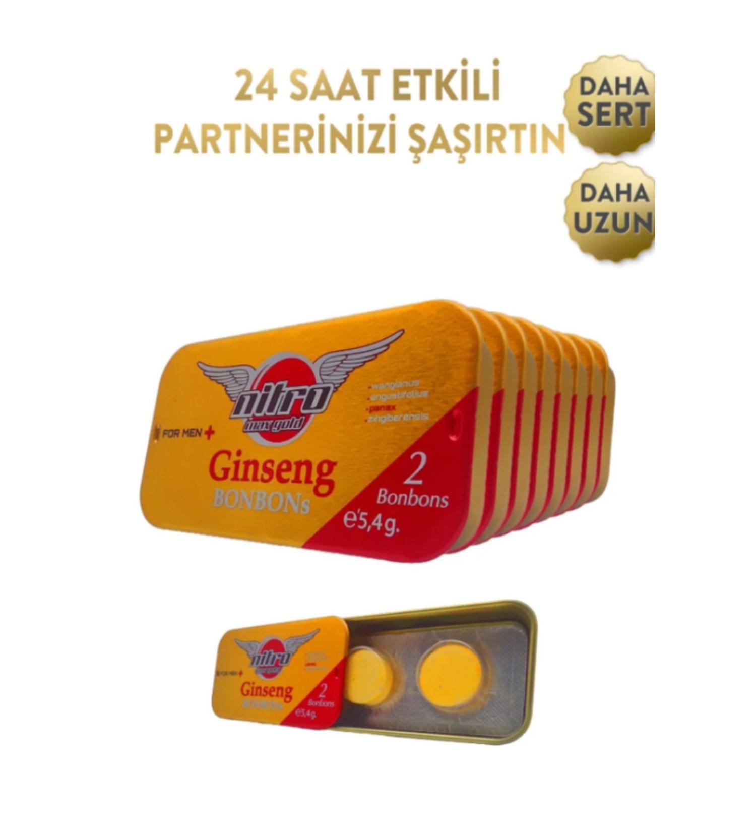 Nitro Nitromax ginseng bonbons 3 pieces in total 6 pieces