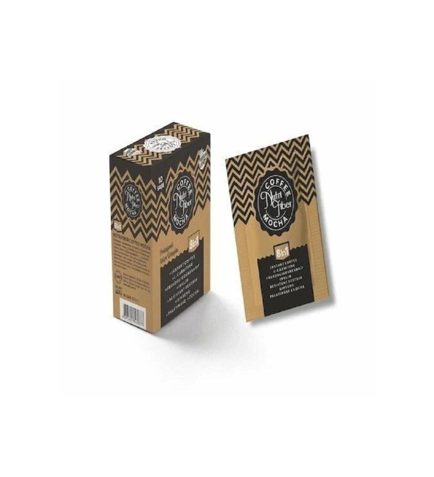 NUTRI FIBER Nutri Fiber Coffee Mocha 8in1 Functional Coffee 10 Sachets