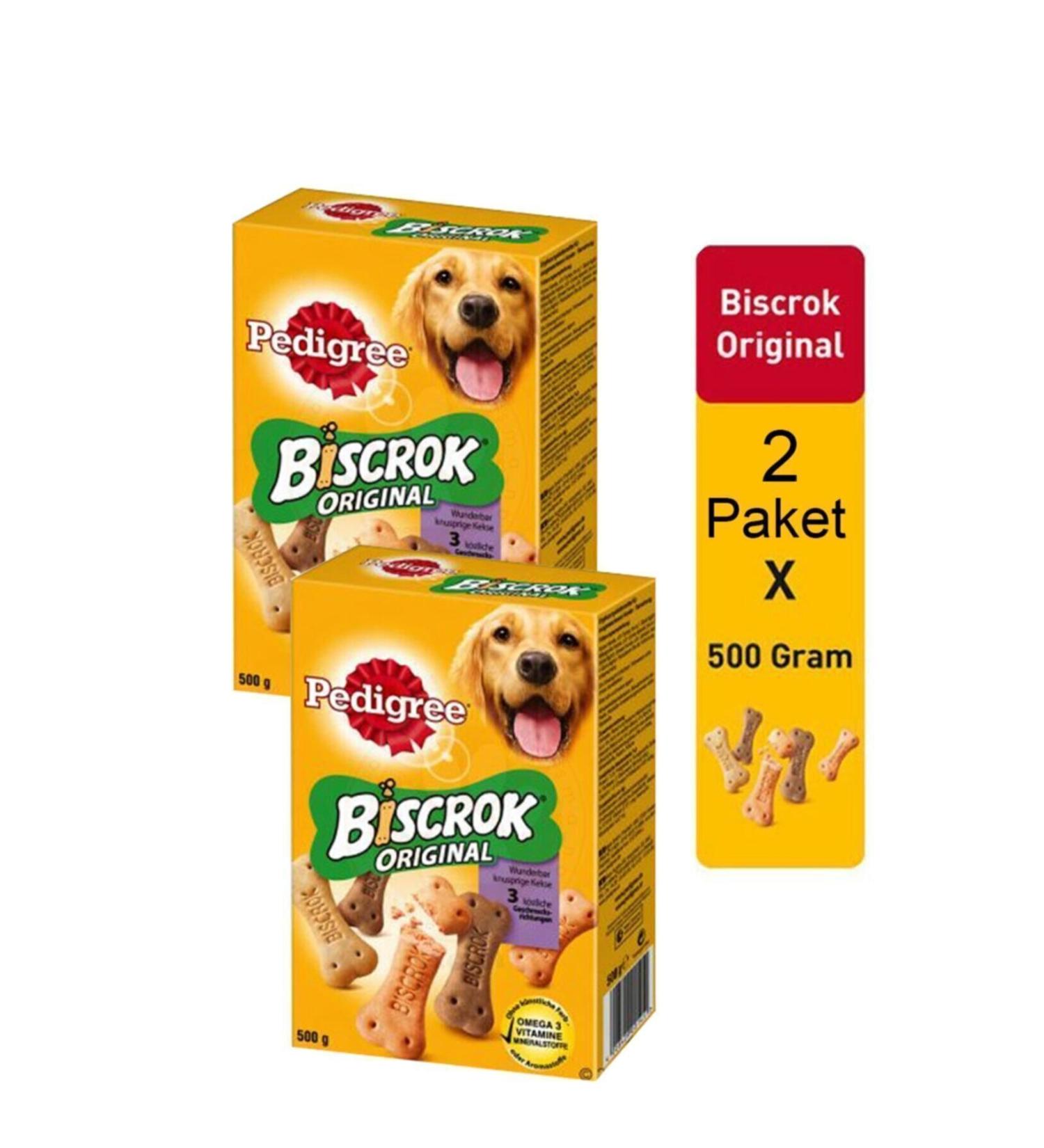 Pedigree Biscrok 500 Gr Dog Reward Biscuit 2 Pack
