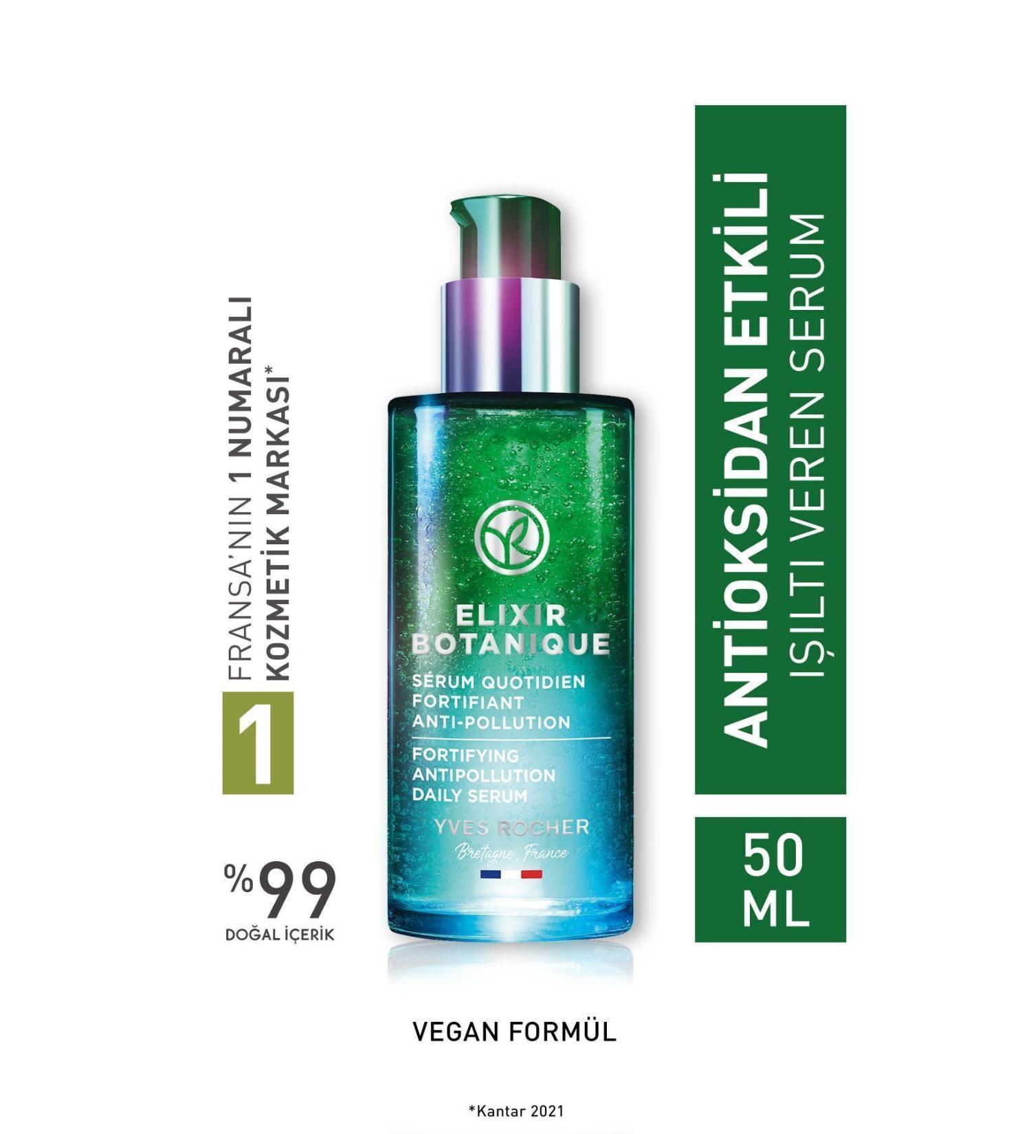 Yves Rocher Anti-Aging Herbal Antioxidant Care Elixir Botanique-serum-50 ml - Buy Online on GoSupps.com