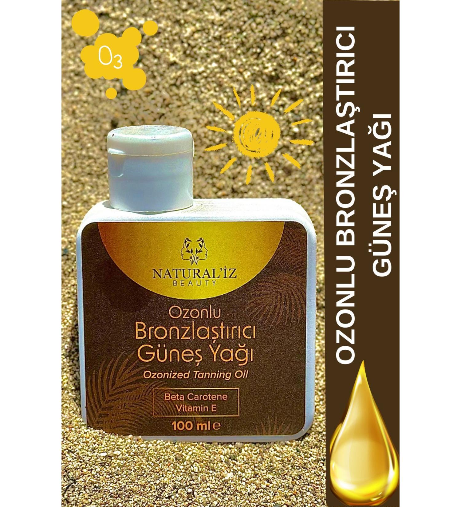 Naturaliz Beauty Ozonated Bronzing Sun Oil Beta Carotene + Vitamin E
