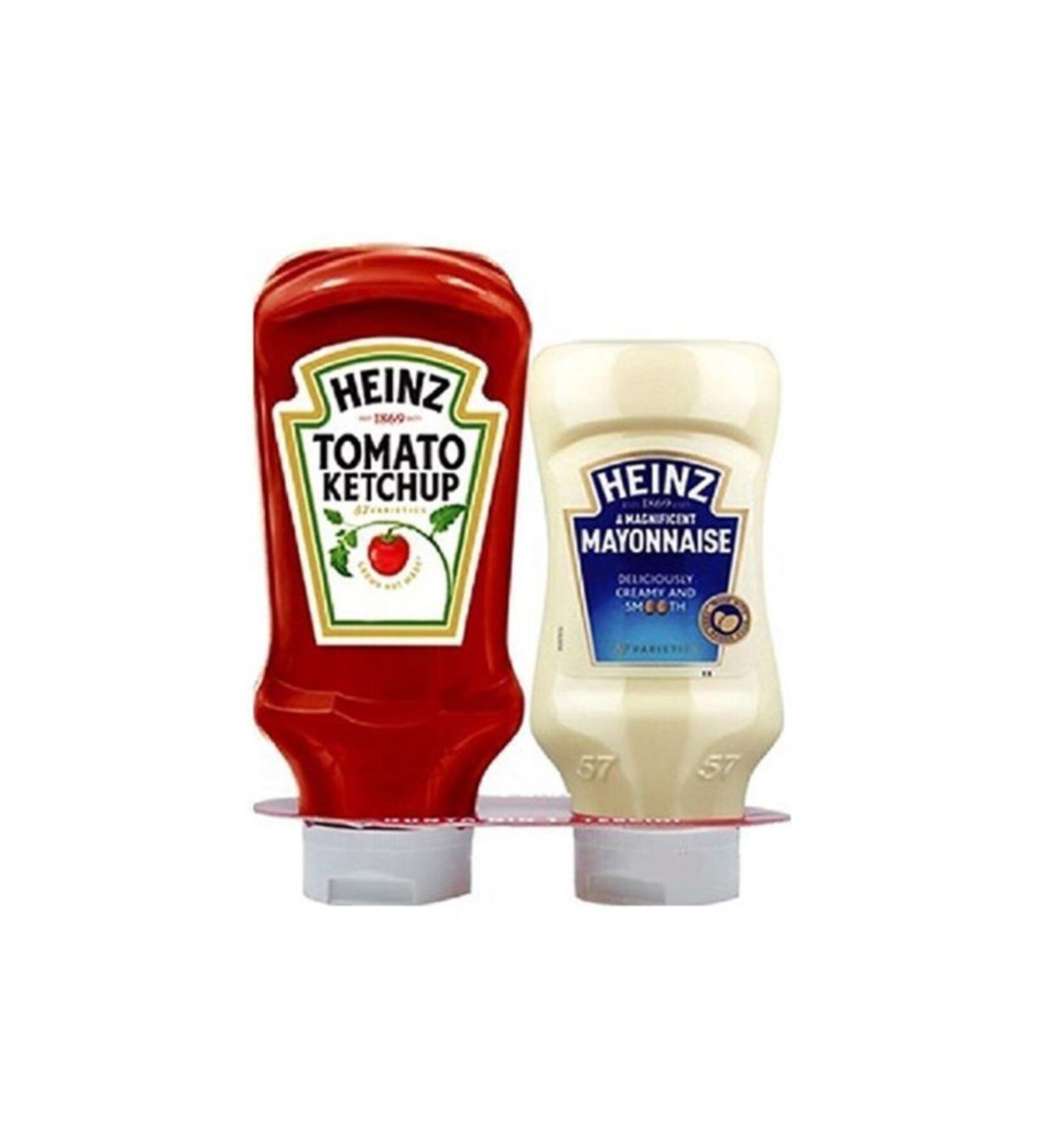 Heinz Ketchup 460 gr + Mayonnaise 400 gr Double Set - Buy Online on GoSupps.com