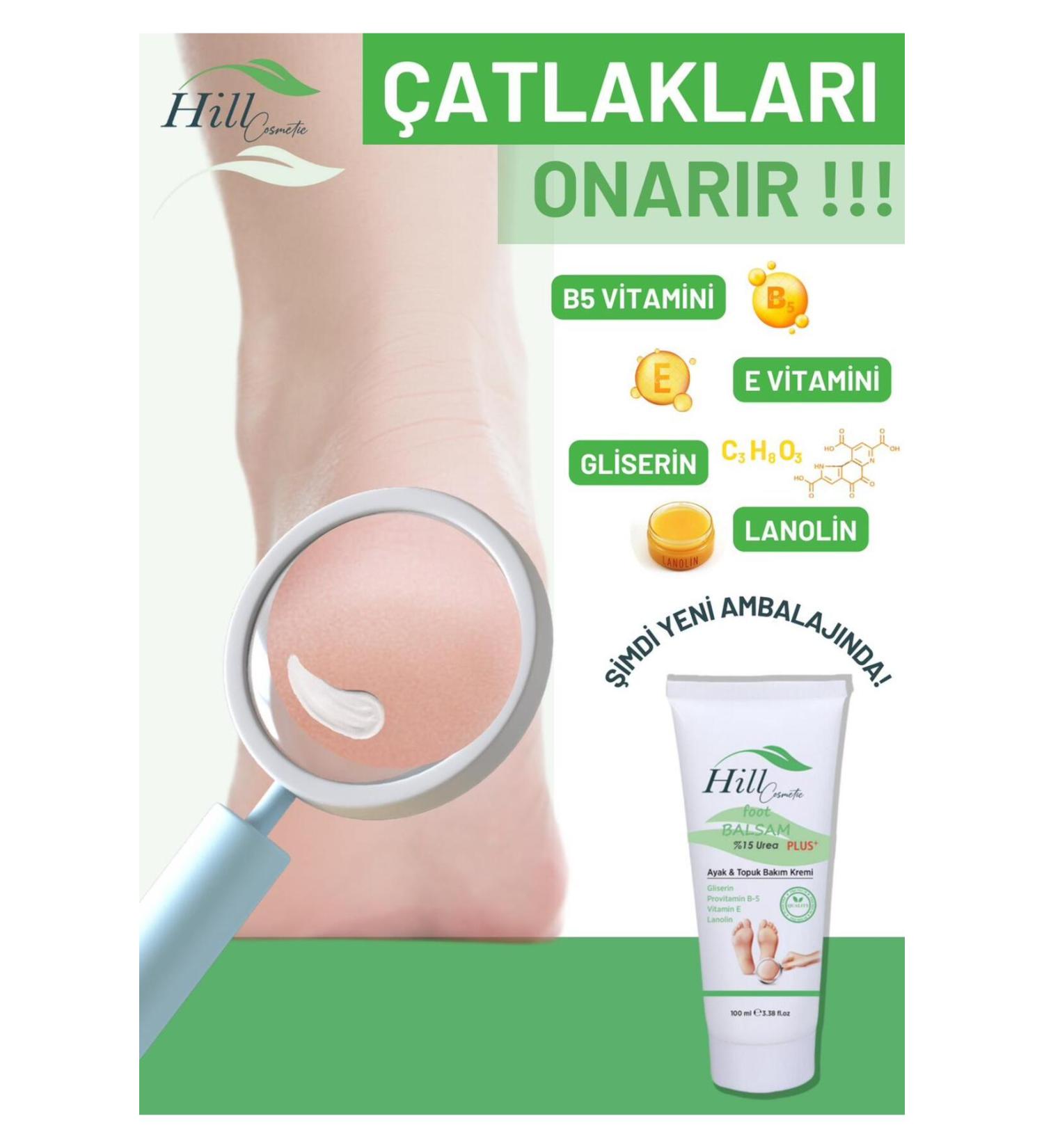 hillfoot Hill Cosmetic General Foot Care and Heel Cream (Callus and Heel Crack ) Podiatry - Buy Online on GoSupps.com