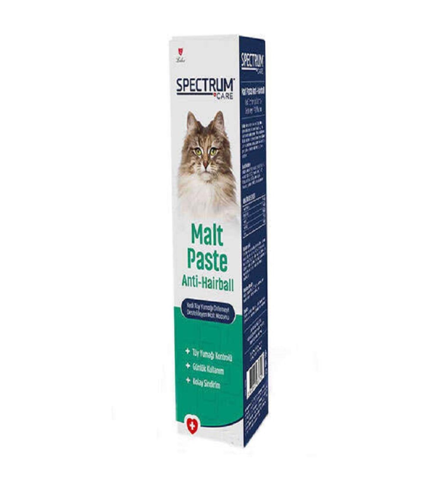 Spectrum Malt Paste Hairball Control Cat Paste 100 Gr