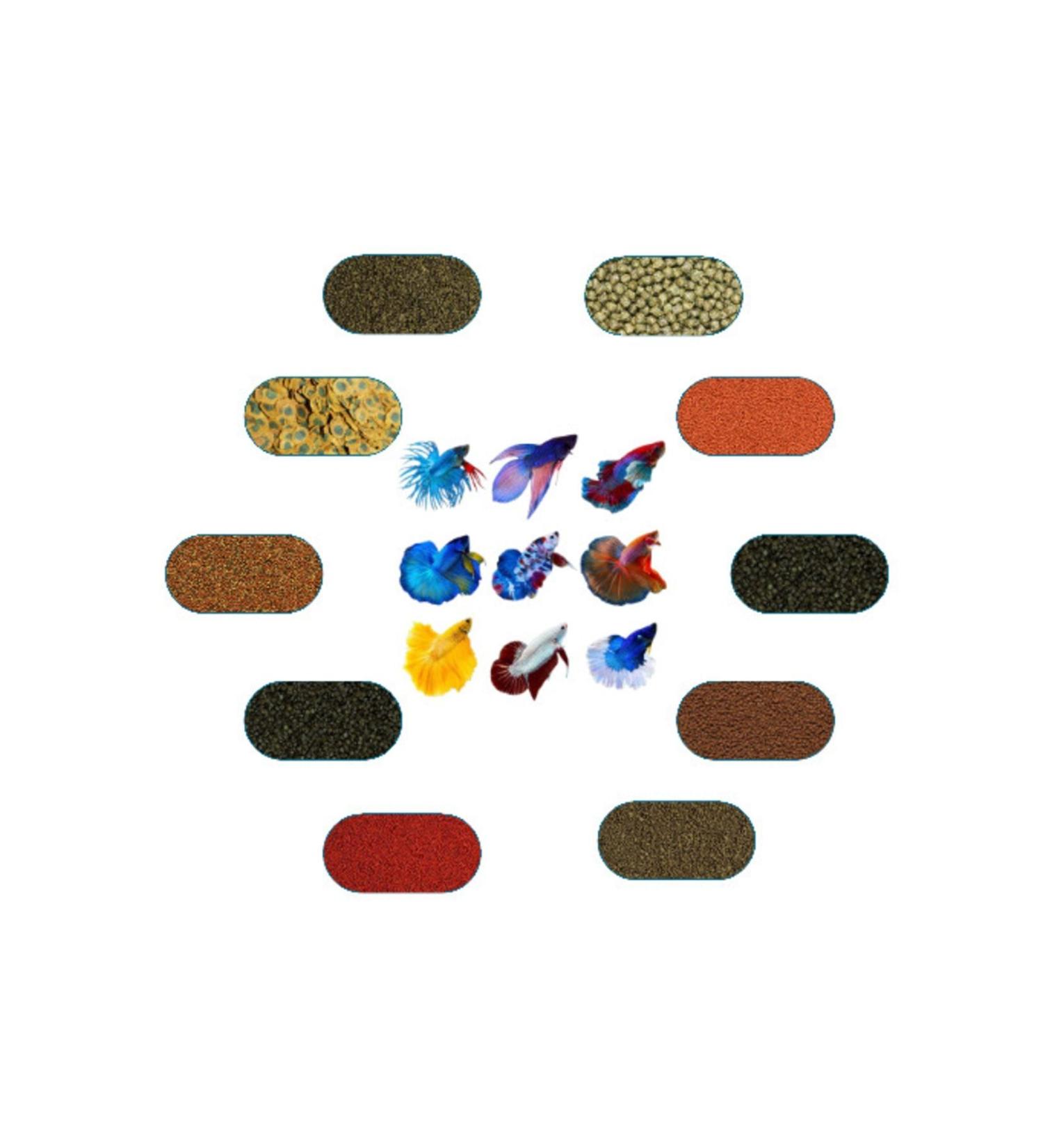 Betta Fish Food Package 100 Gr/piece (4 TYPES)