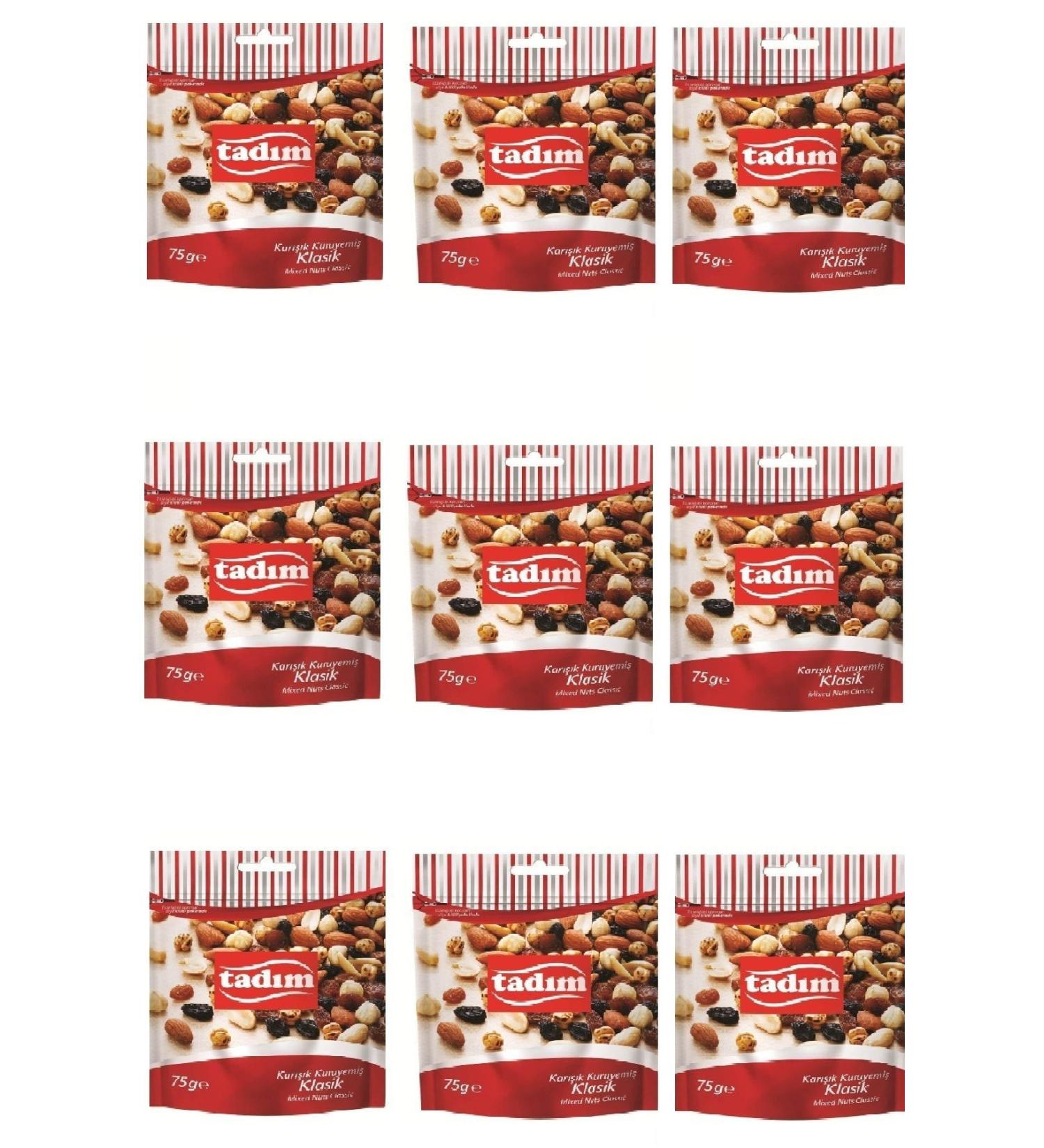 Tad m Mixed Nuts Classic 75 Gr X 9 Pieces