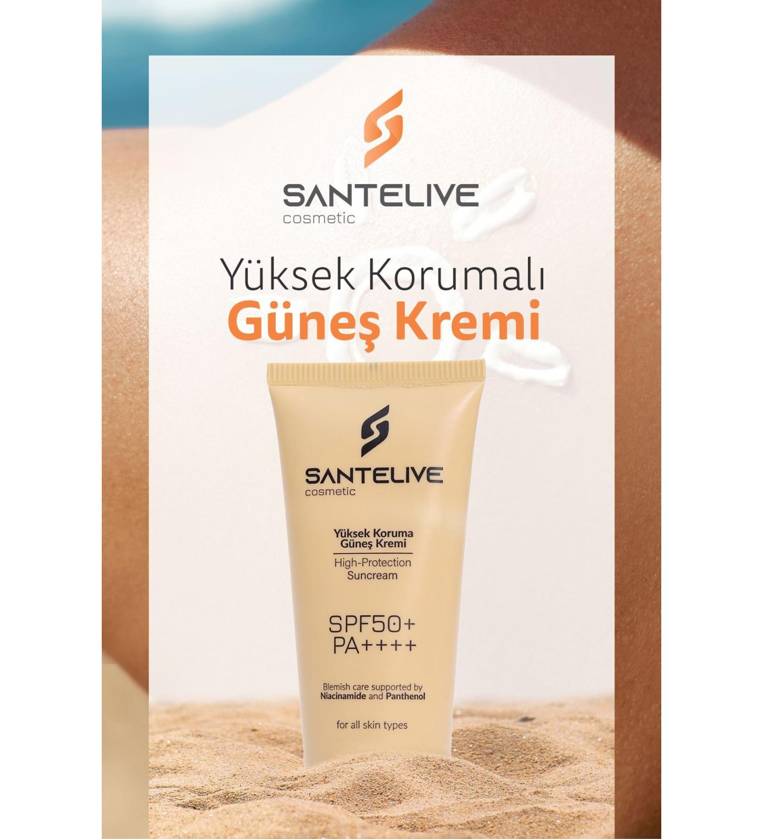 Santelive High Protection Sun Cream Spf 50 100ml