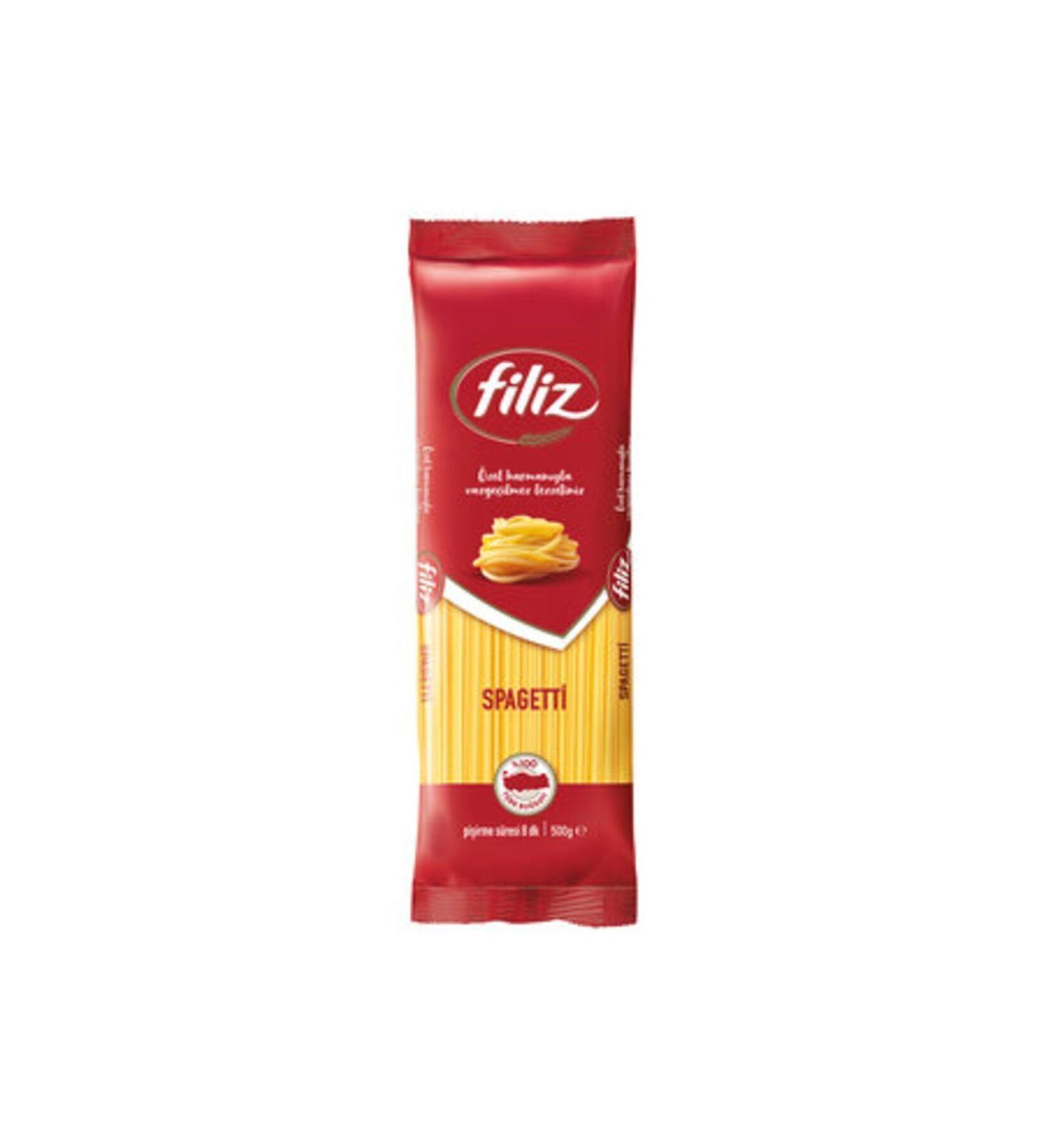 F L Z Filiz Spaghetti (Stick) Pasta 500 Gr (12 PIECES)