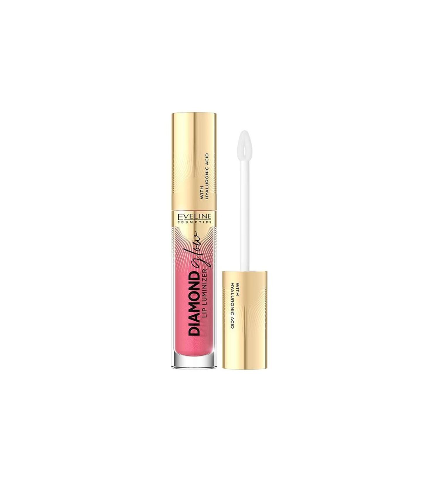 Eveline Cosmetics Lipgloss Diamond Glow Lip Luminezer Hyaluronic Acid Lip Gloss - Buy Online on GoSupps.com