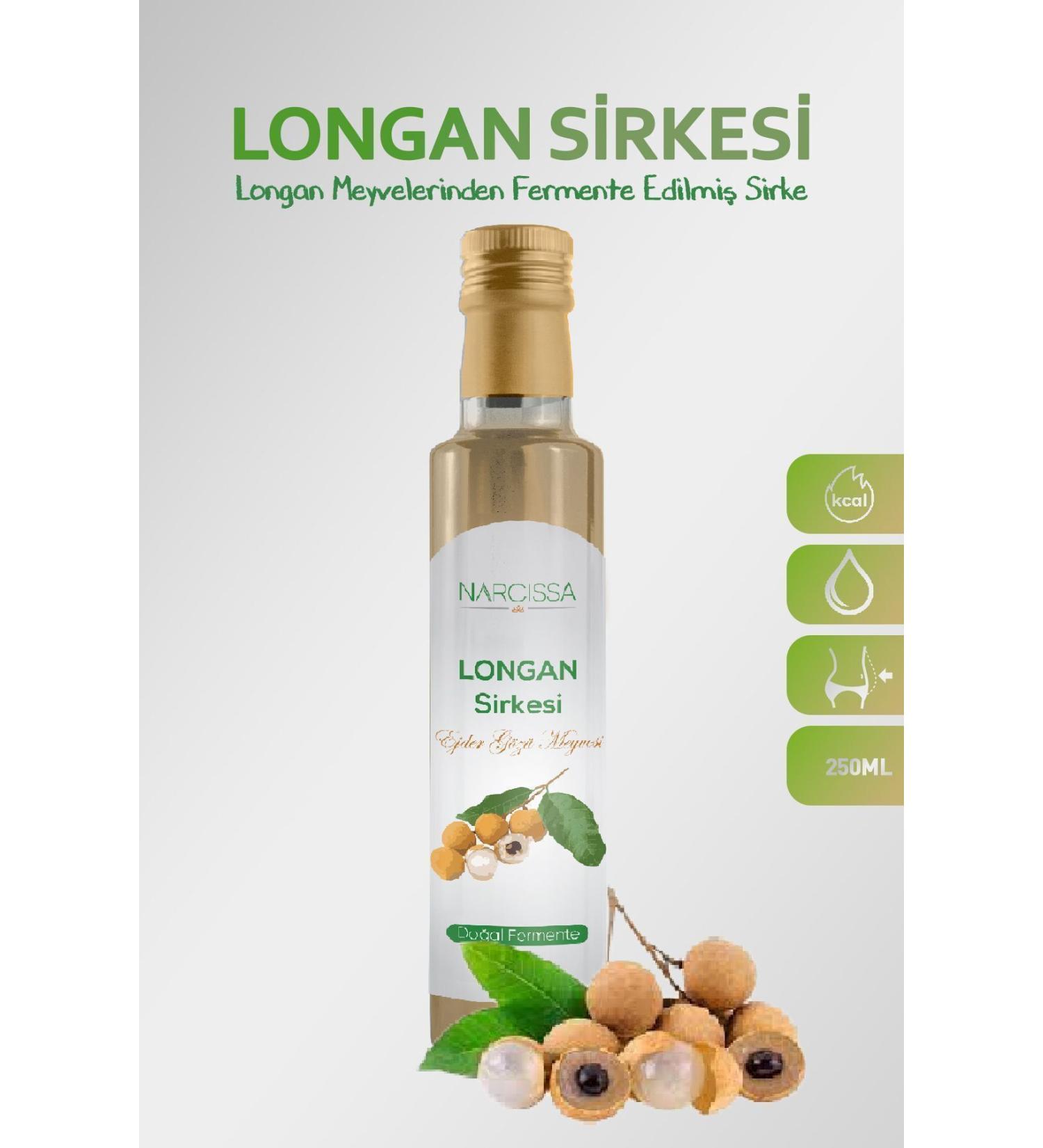 Narcissa Natural Longan Fruit Detox Vinegar Helps to Eliminate Edema 250ml - Buy Online on GoSupps.com