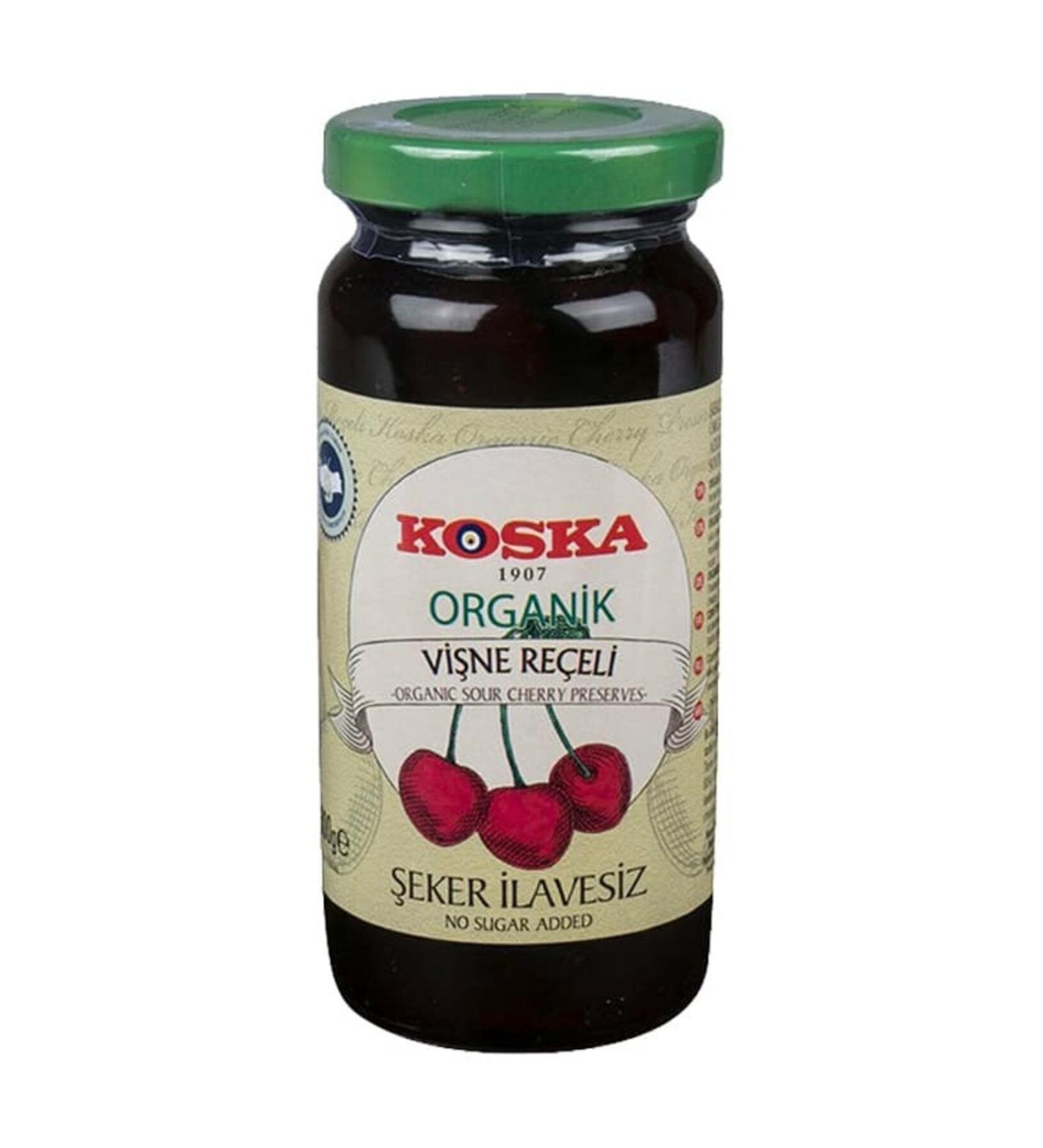 Koska 300 g Organic Cherry Jam (No Sugar Added)