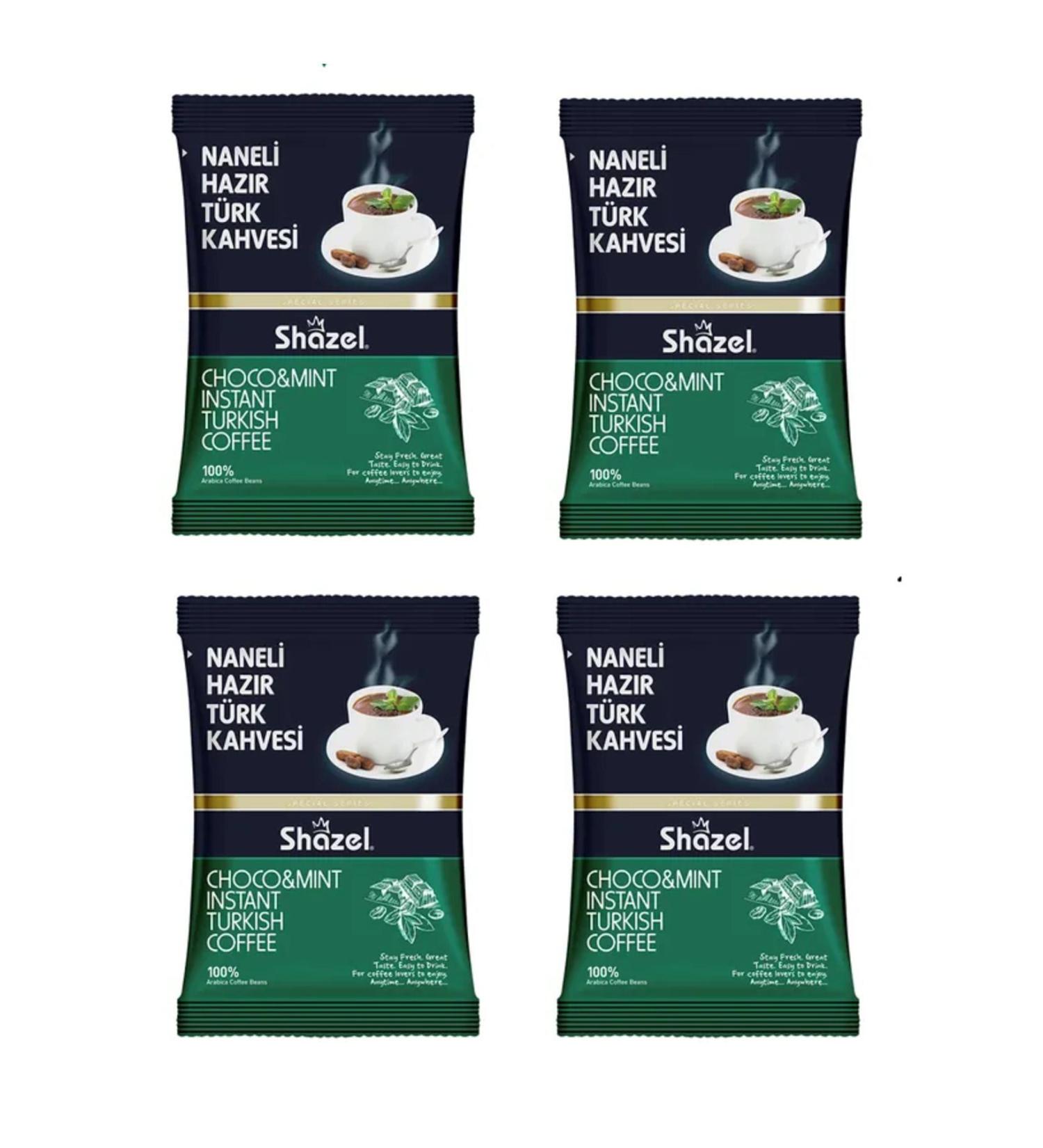 Shazel TURKISH COFFEE WITH MINT 4X100 GR.