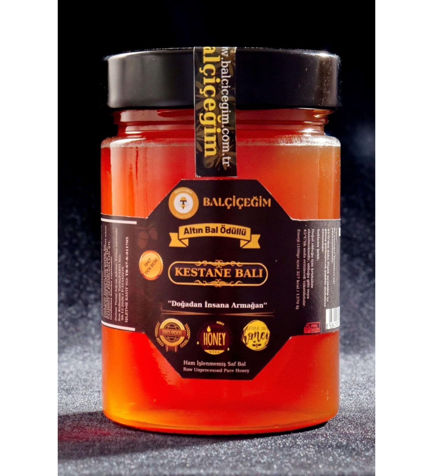 bal i e im Chestnut Honey 450gr (Golden Honey Award) Natural Honey - Buy Online on GoSupps.com