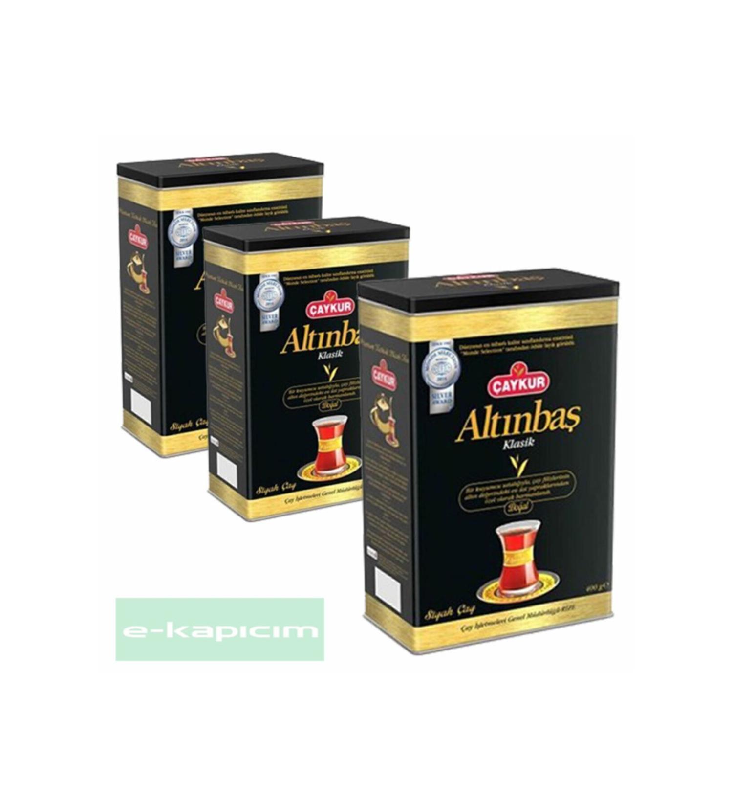 aykur Alt nba Tea Tin Box 400 Gr X 3