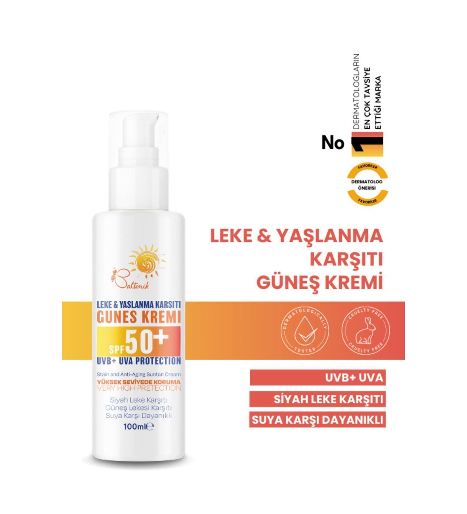 Baltonik Intensive Anti-Spot 50 Spf High Protection Tone Equalizer Brightener 100 ml Face and Body Sun Cream - Buy Online on GoSupps.com