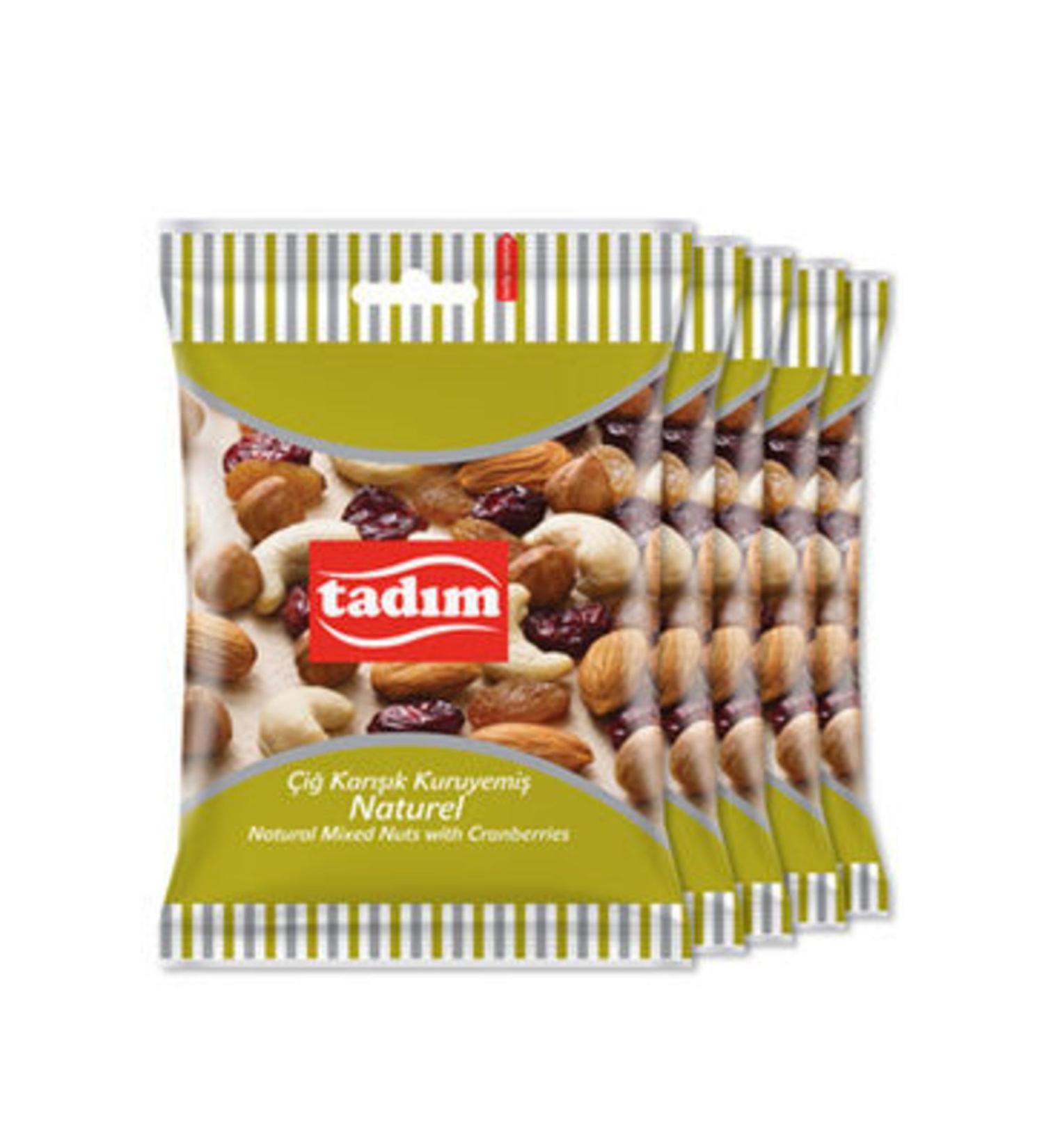 Tad m Raw Mixed Nuts Natural 5 X 45 Gr
