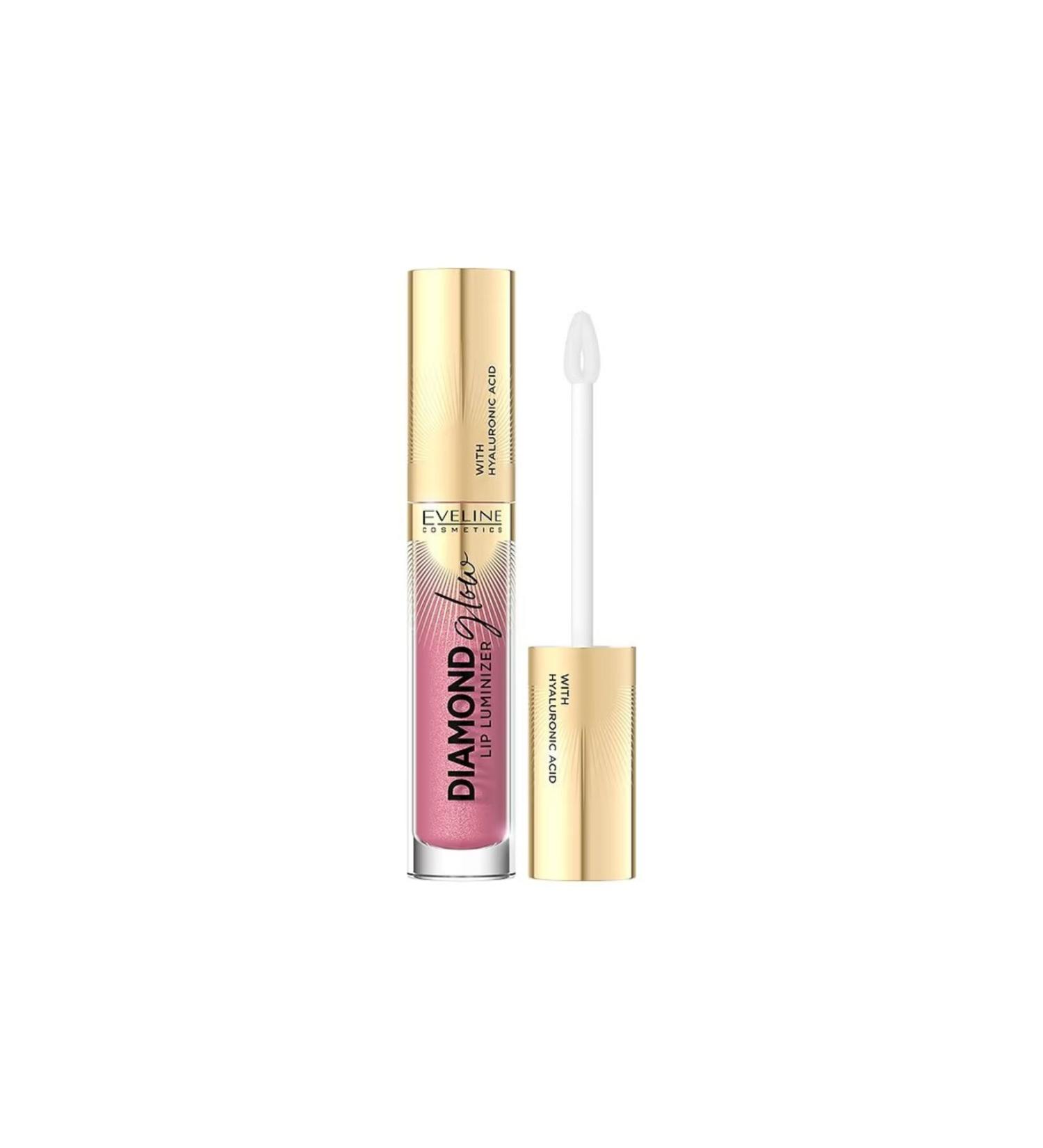 Eveline Cosmetics Lipgloss Diamond Glow Lip Luminezer Hyaluronic Acid Lip Gloss - Buy Online on GoSupps.com