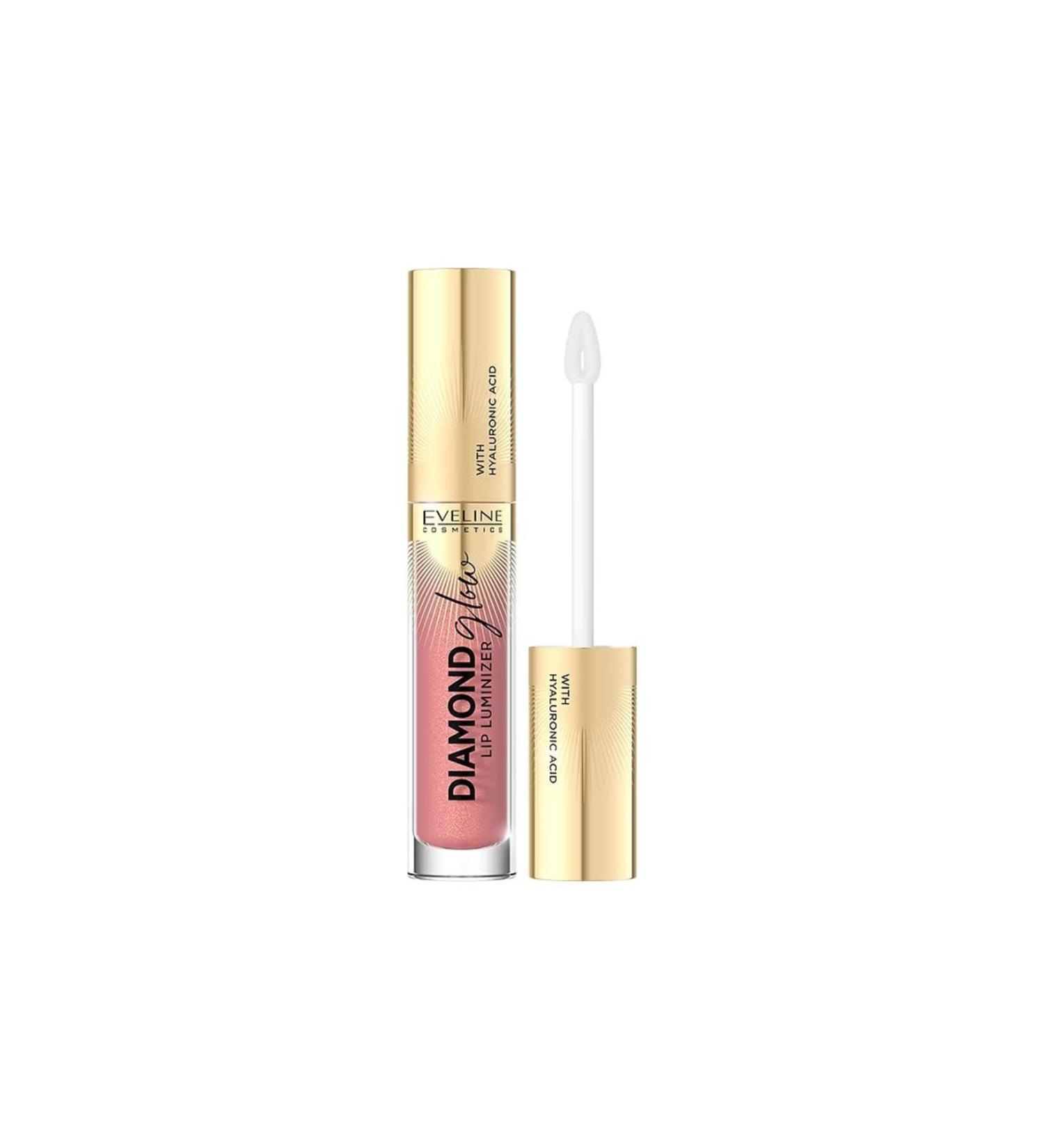Eveline Cosmetics Lipgloss Diamond Glow Lip Luminezer Hyaluronic Acid Lip Gloss - Buy Online on GoSupps.com