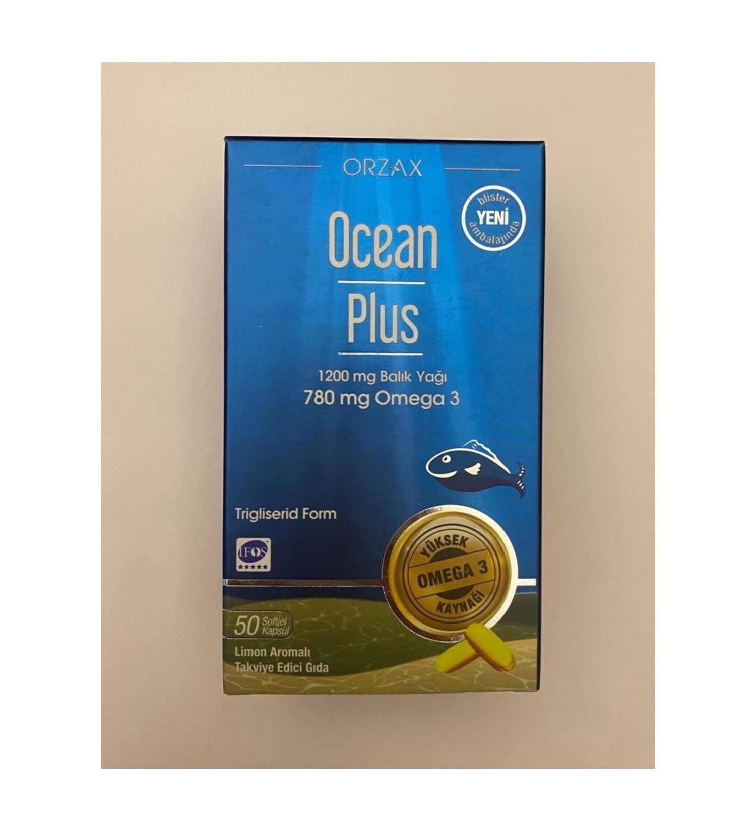 Orzax Ocean Plus 1200 mg 50 Capsules Blister