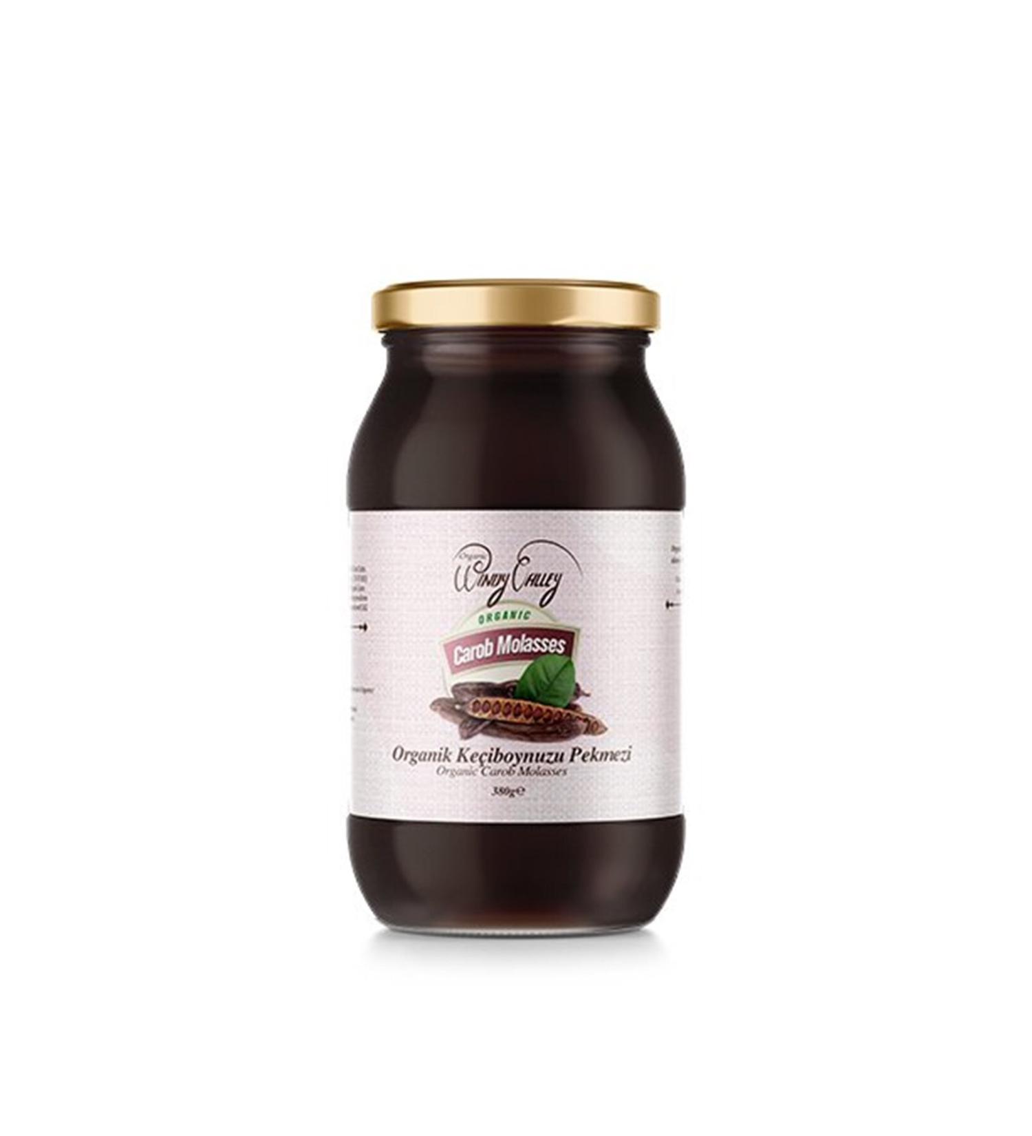 Organic Windy Valley Organic Carob Molasses Extract Ecocert Certified (380gr) - Buy Online on GoSupps.com