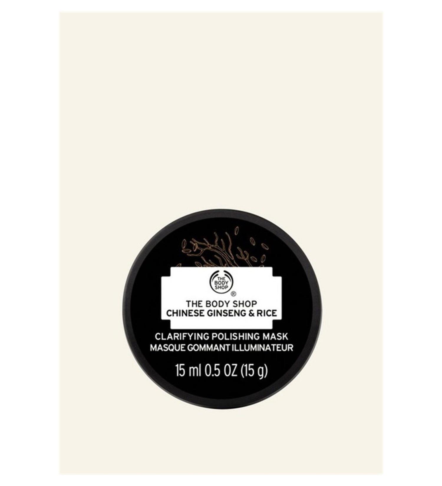 THE BODY SHOP Chinese Ginseng & Rice - Brightening and Purifying Mask 15 ml - Buy Online on GoSupps.com