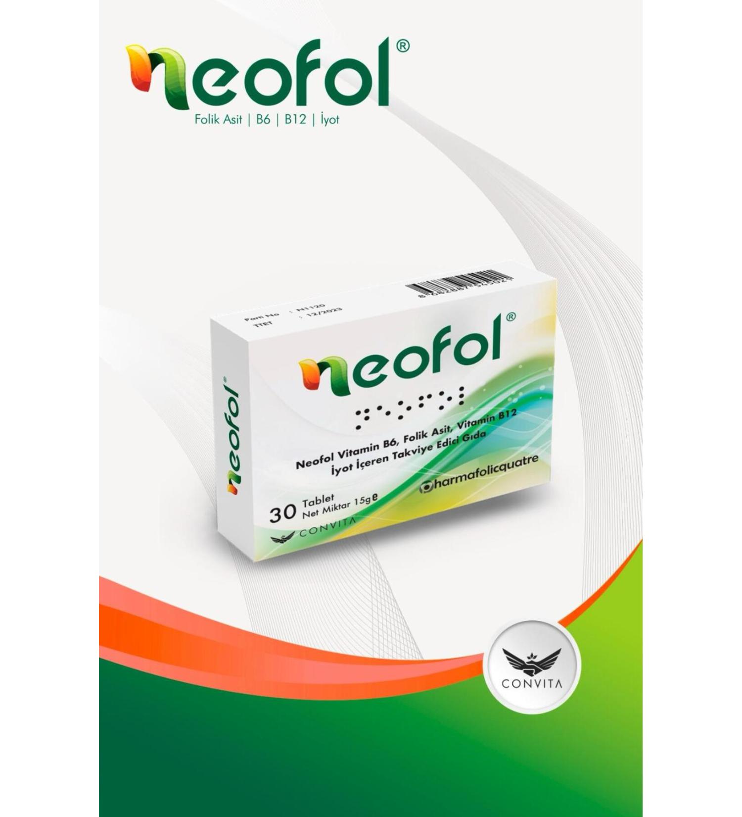 NEOFOL Folic acid Vitamin B6 Vitamin B12