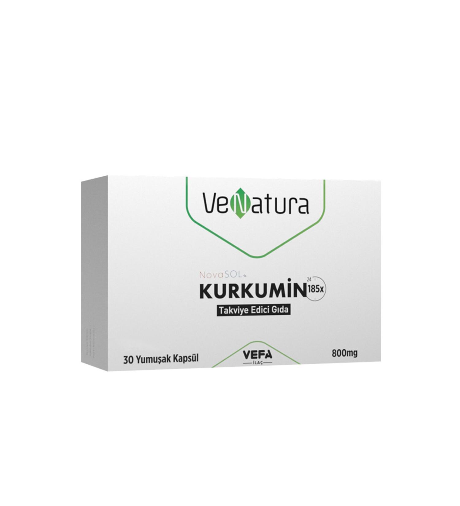 Venatura Curcumin Novasol 800 Mg 30 Softgels