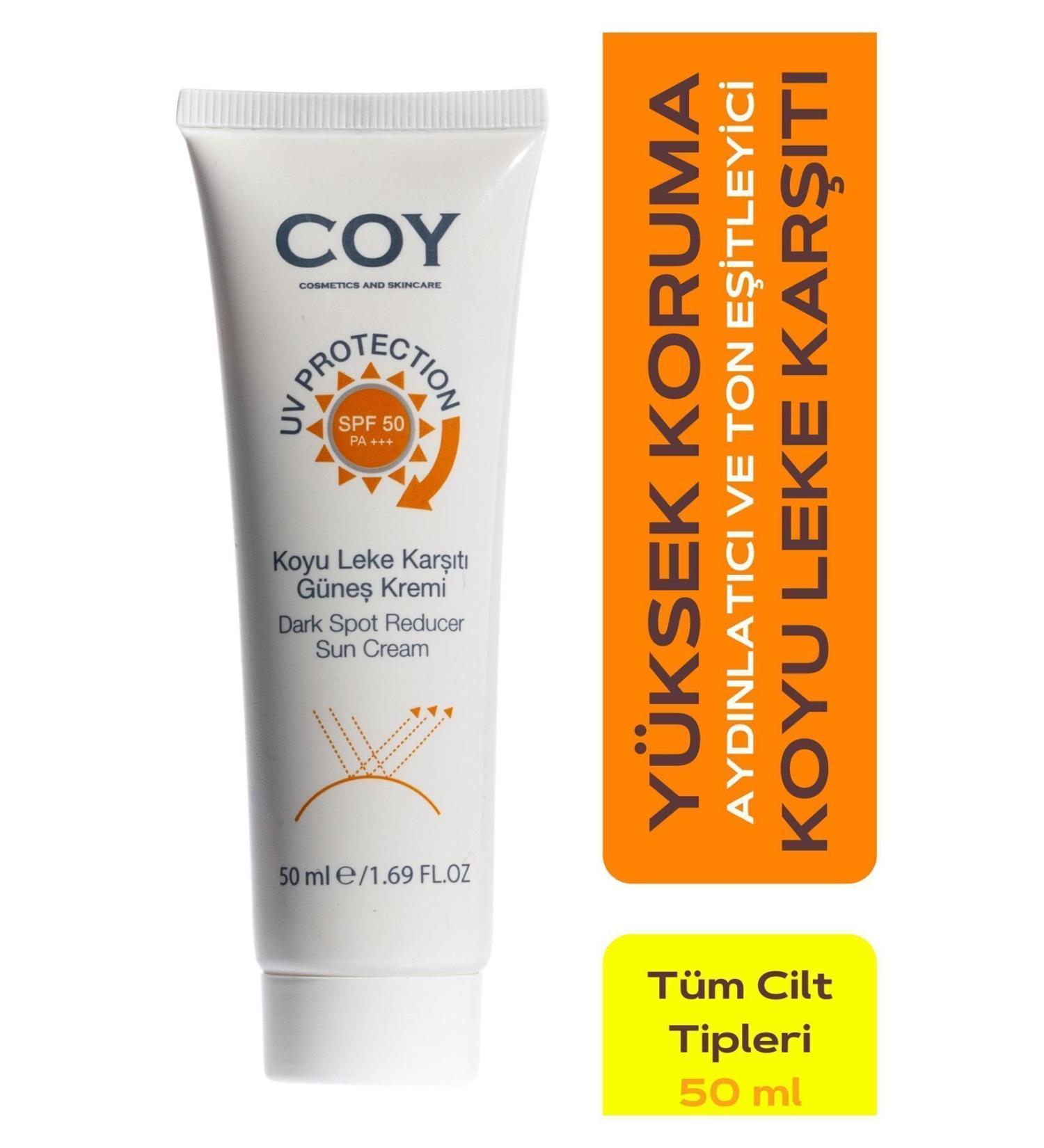 Coy Tone Equalizing Brightening High Protection Anti-Dark Spot Sun Cream 50 Ml. - Buy Online on GoSupps.com