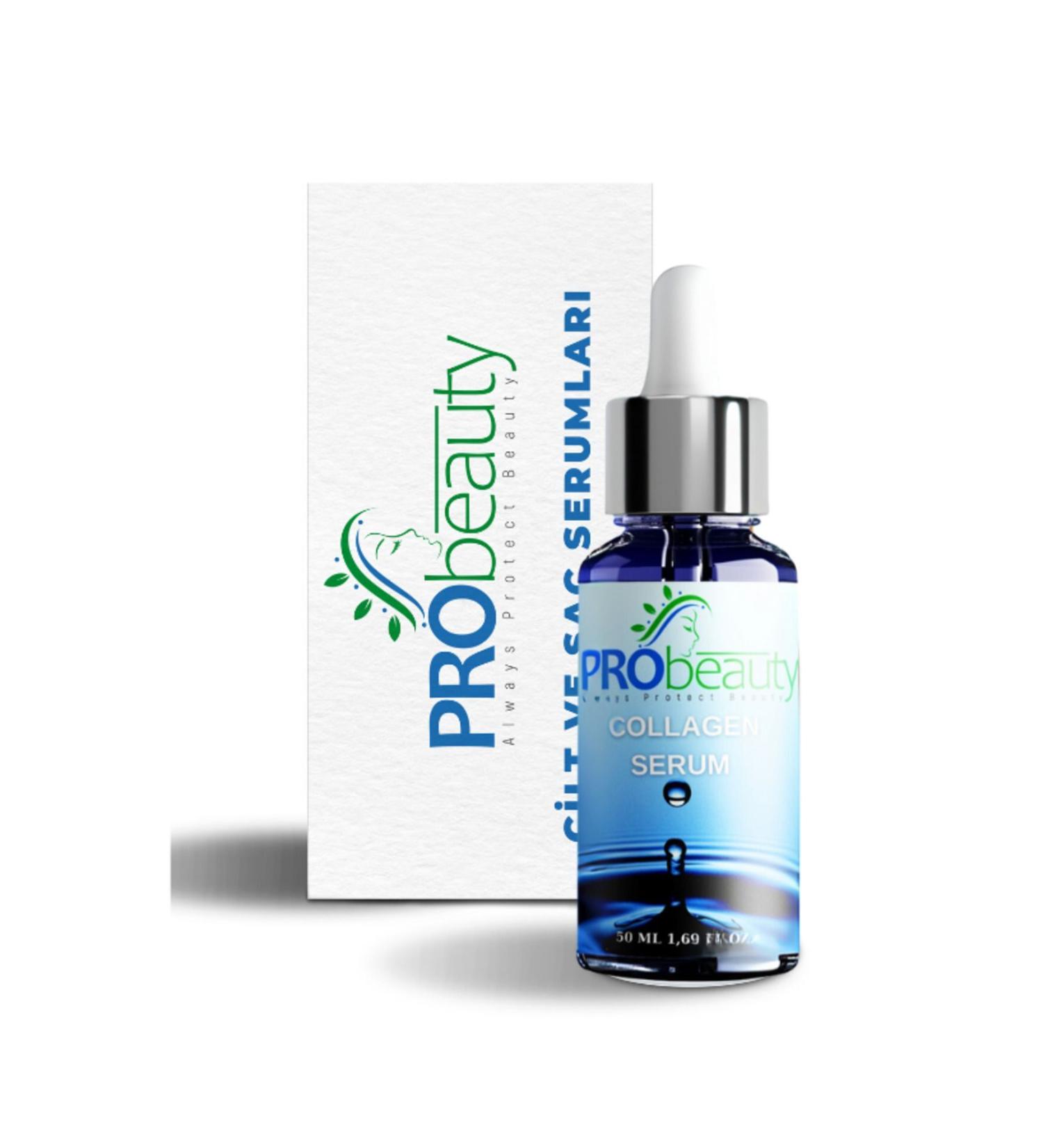 PRObeauty Collagen Skin Serum Anti-Wrinkle Hyaluronic Acid Intensive Moisturizing Care 50ml