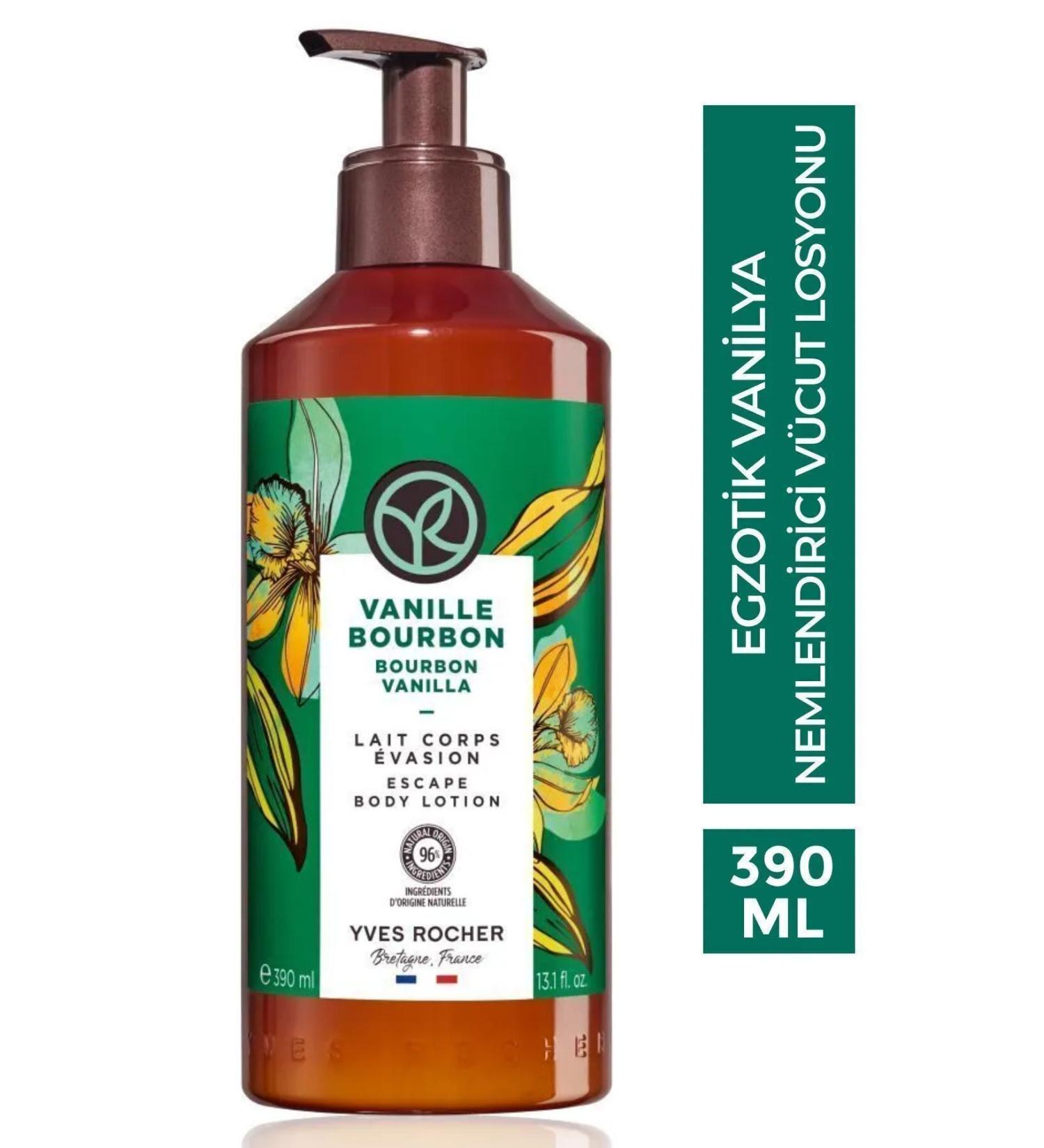 Yves Rocher Moisturizing Body Lotion - Exotic Vanilla 390 ml - Buy Online on GoSupps.com