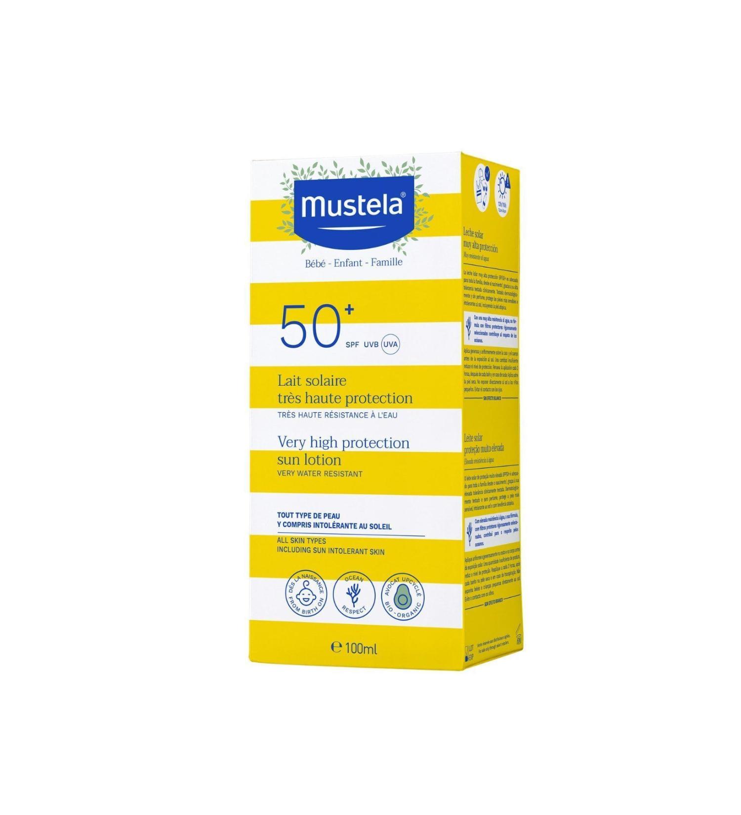 Mustela Very High Protection Spf 50 Sun Cream 100 ml For the Whole Family from Newborn