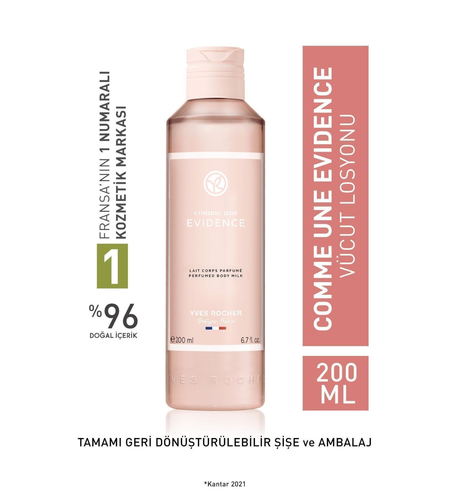 Yves Rocher Comme Une Evidence Perfumed Body Milk 200 ml - Buy Online on GoSupps.com