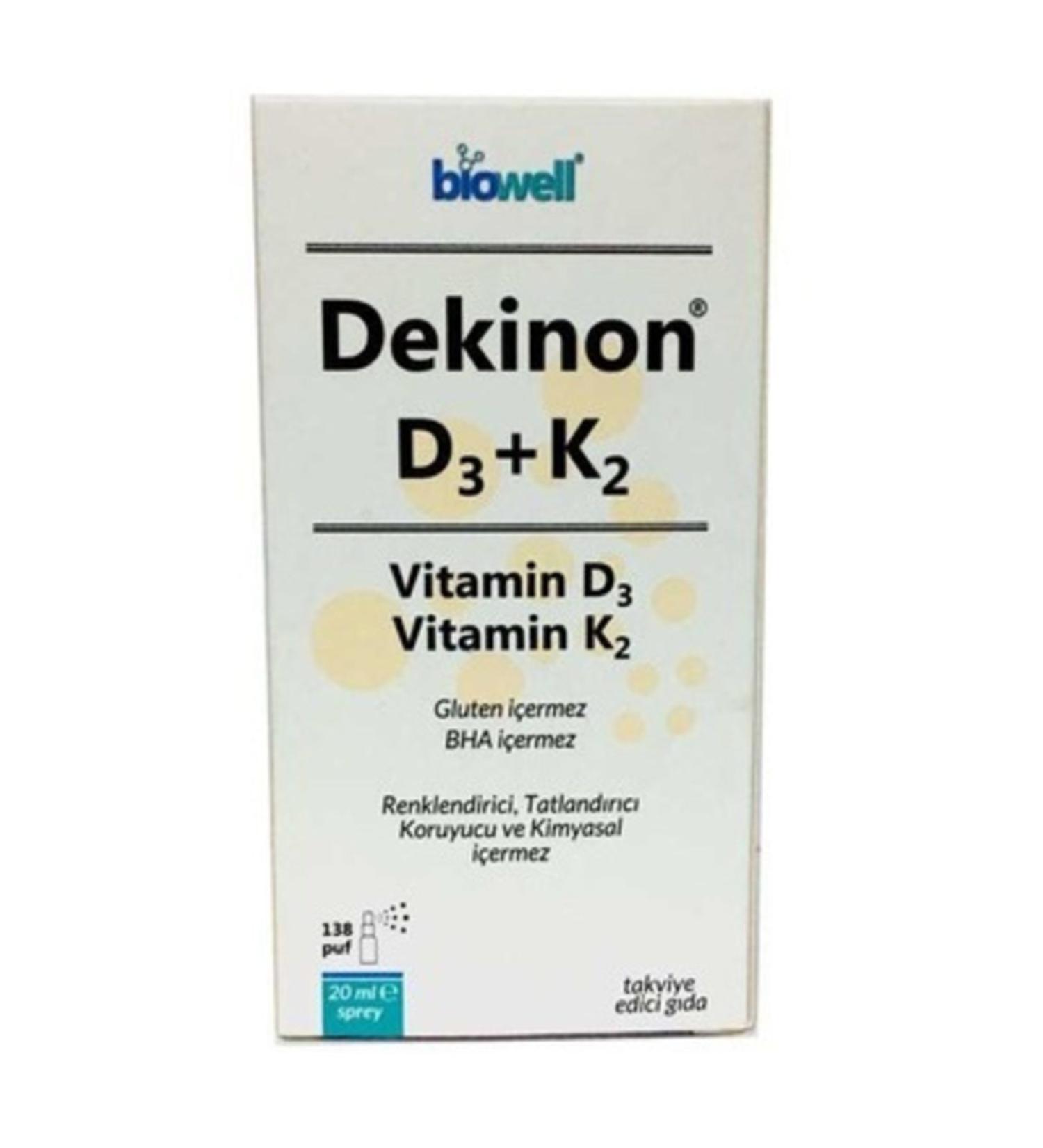 Biowell Decinone D3 + K2 20 Ml