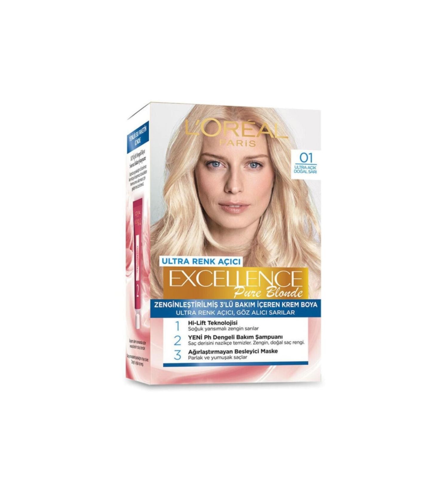 L'Oreal Paris Excellence Pure Blonde 01 Ultra Light Natural Blonde