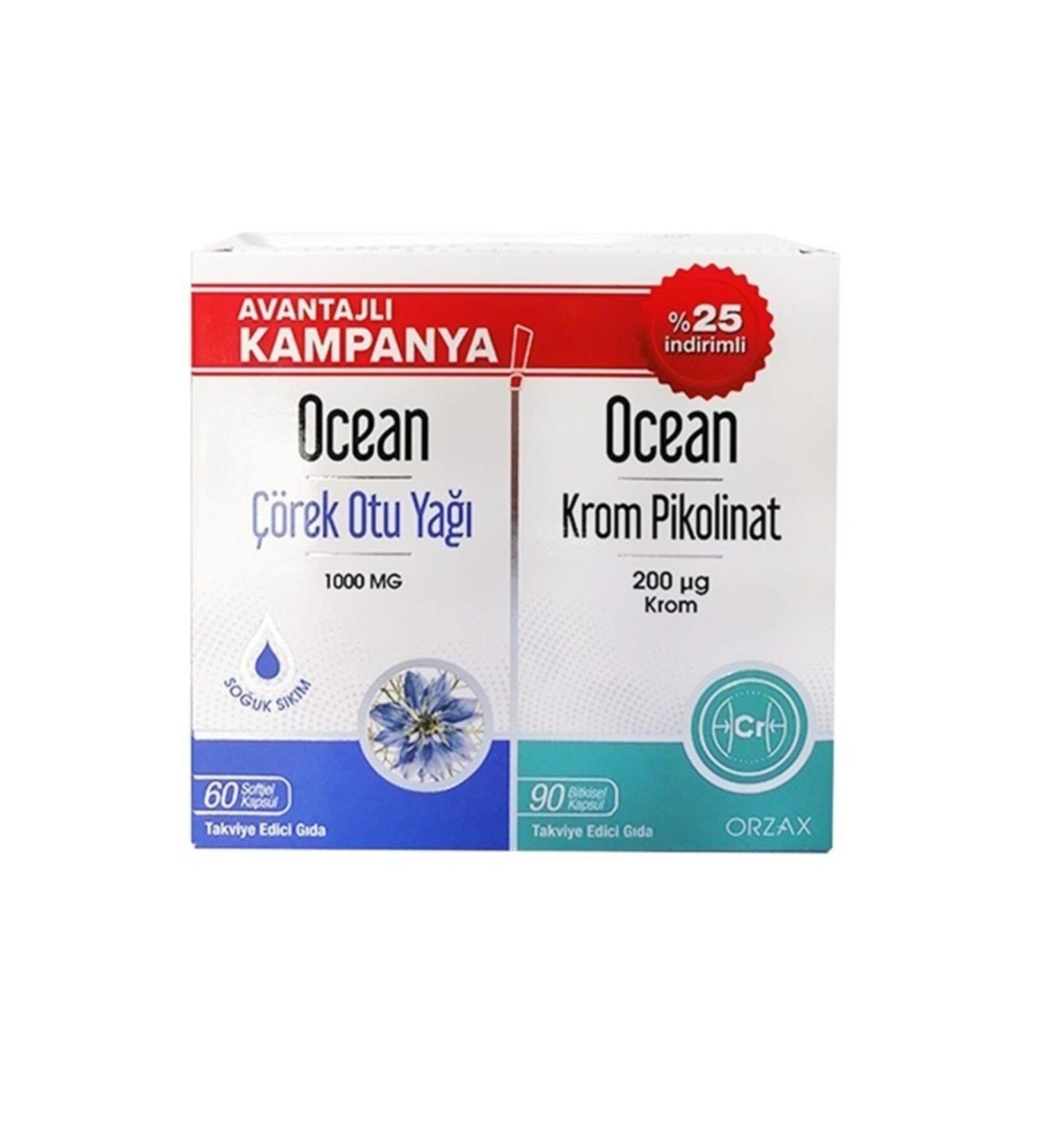 Ocean Ocean Black Cumin Oil and Ocean Chromium Picolinate Opportunity