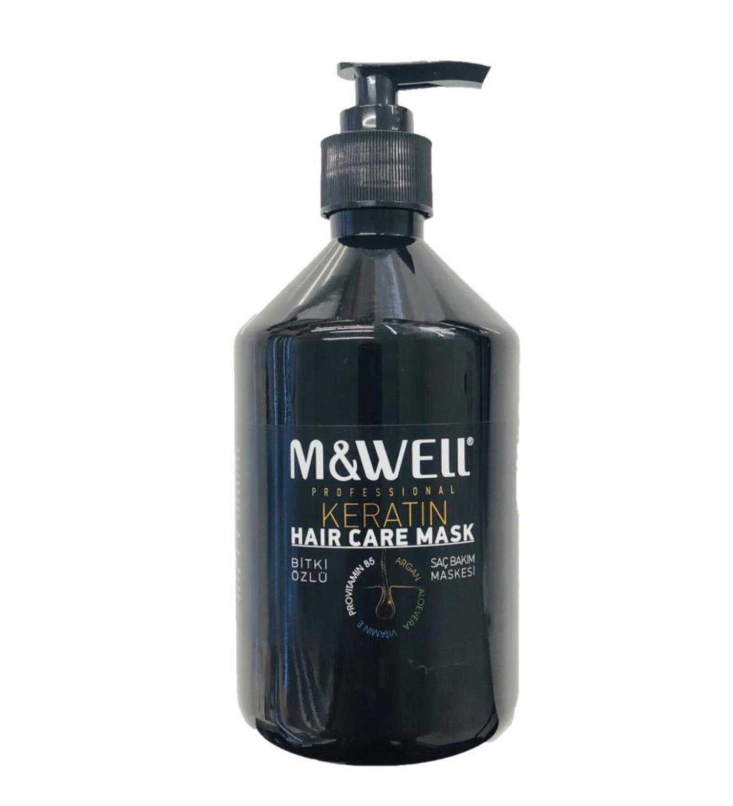 M&Well Argan Keratin and Plant Essence Hair Care Mask 500 ml