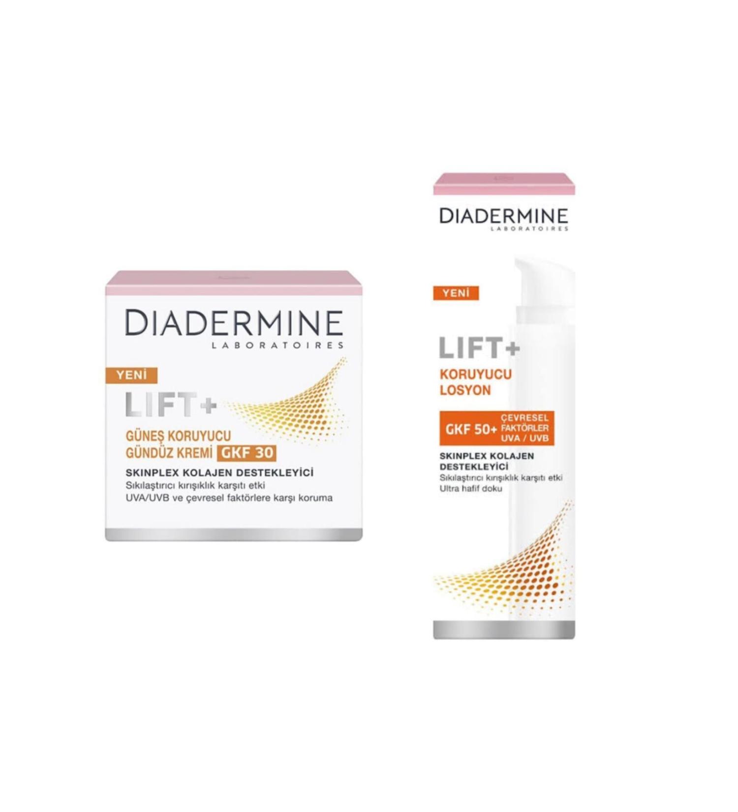Diadermine Diadermine Lift+ Sunscreen Day Cream Gkf30 + Protection Protective Lotion Gkf50 50+40ml