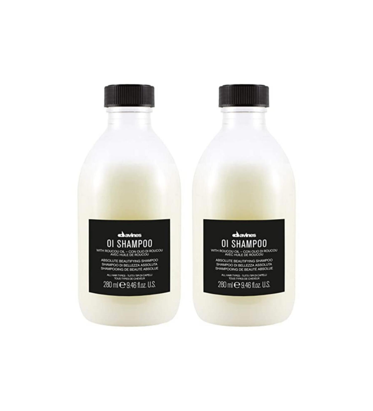 Davines Oi/oil Sulfate-Free Care Shampoo for All Hair Types 280 ml X 2 Pieces