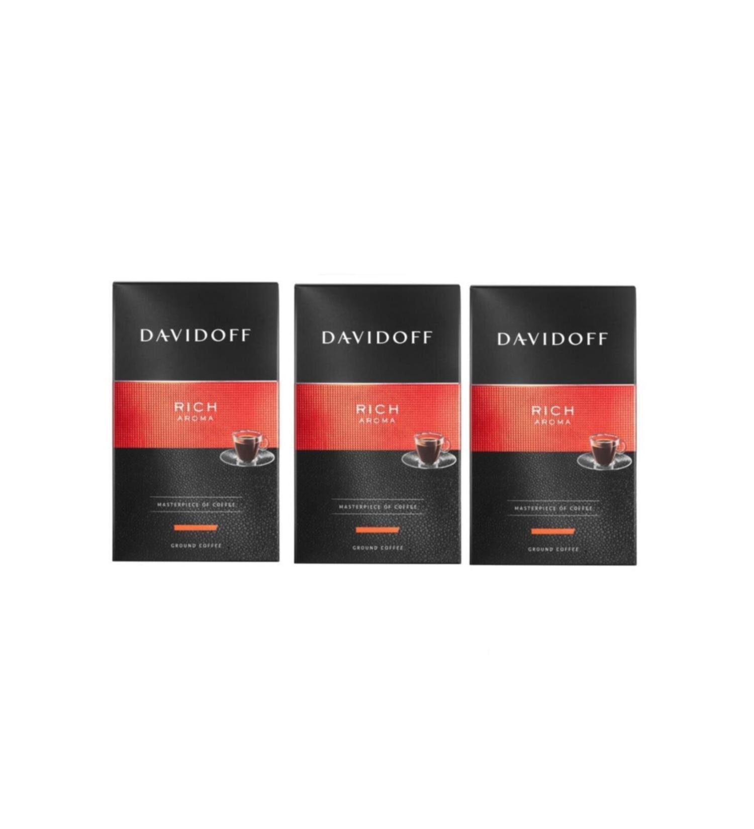 Davidoff Rich Aroma Filter Coffee 250 Gr. 3-pack