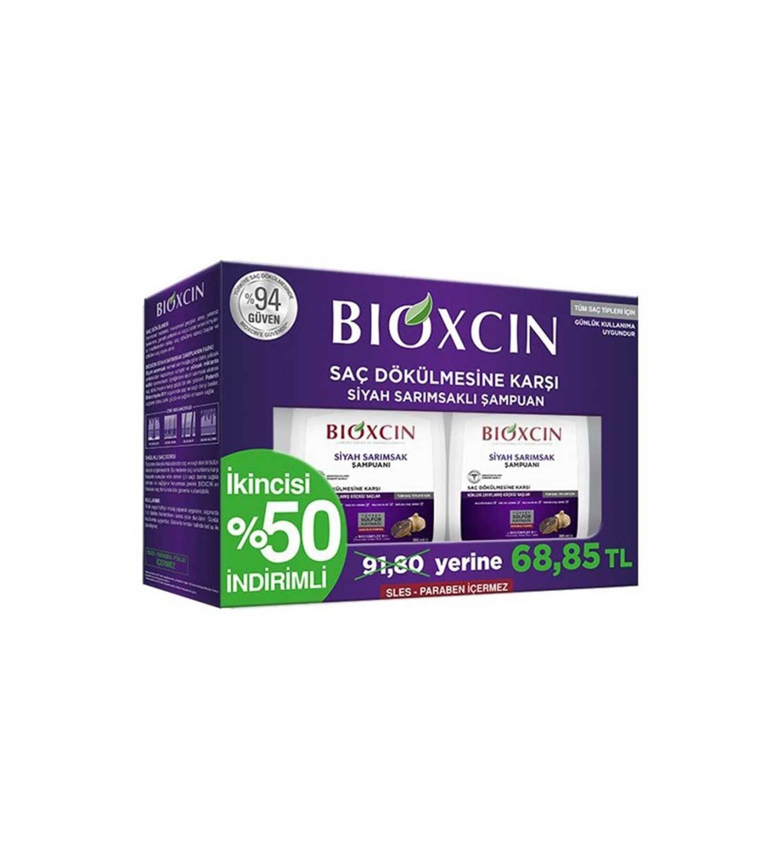 Bioxcin Anti Hair Loss Black Garlic Shampoo Second P Discount
