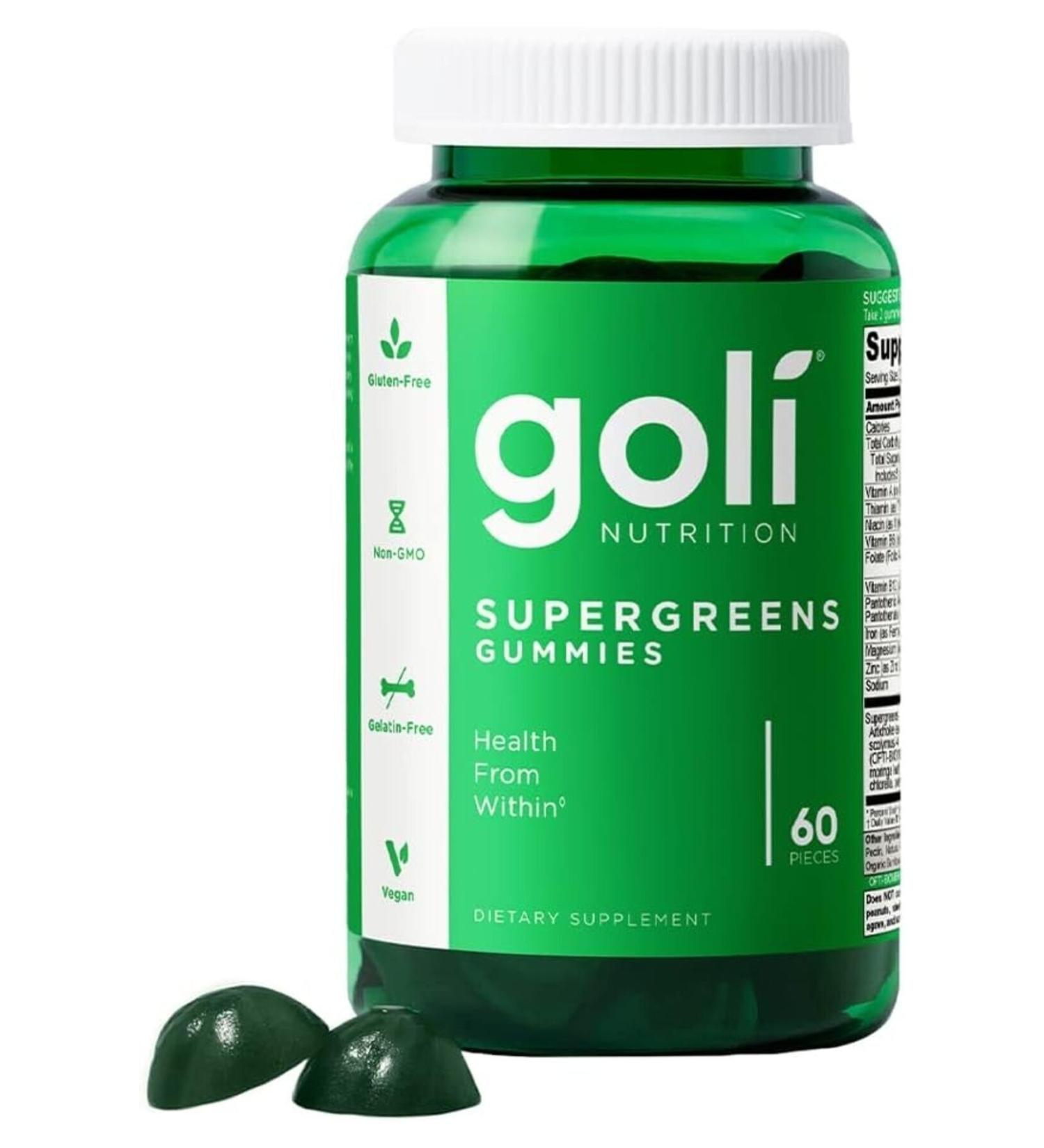 TY Goli Nutration SuperGreen Gummies 60 Pieces - Buy Online on GoSupps.com
