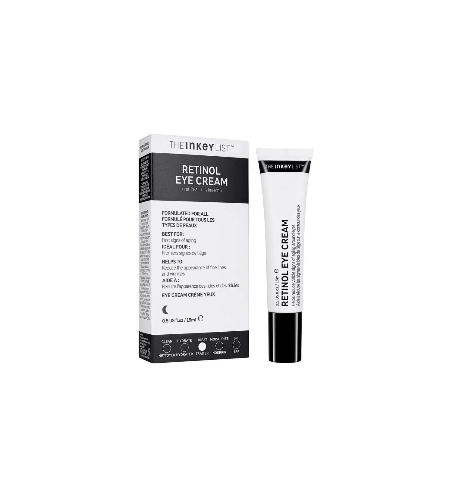 THE INKEY LIST Retinol Eye Cream - Fine Line Eye Cream 15 ML - Buy Online on GoSupps.com