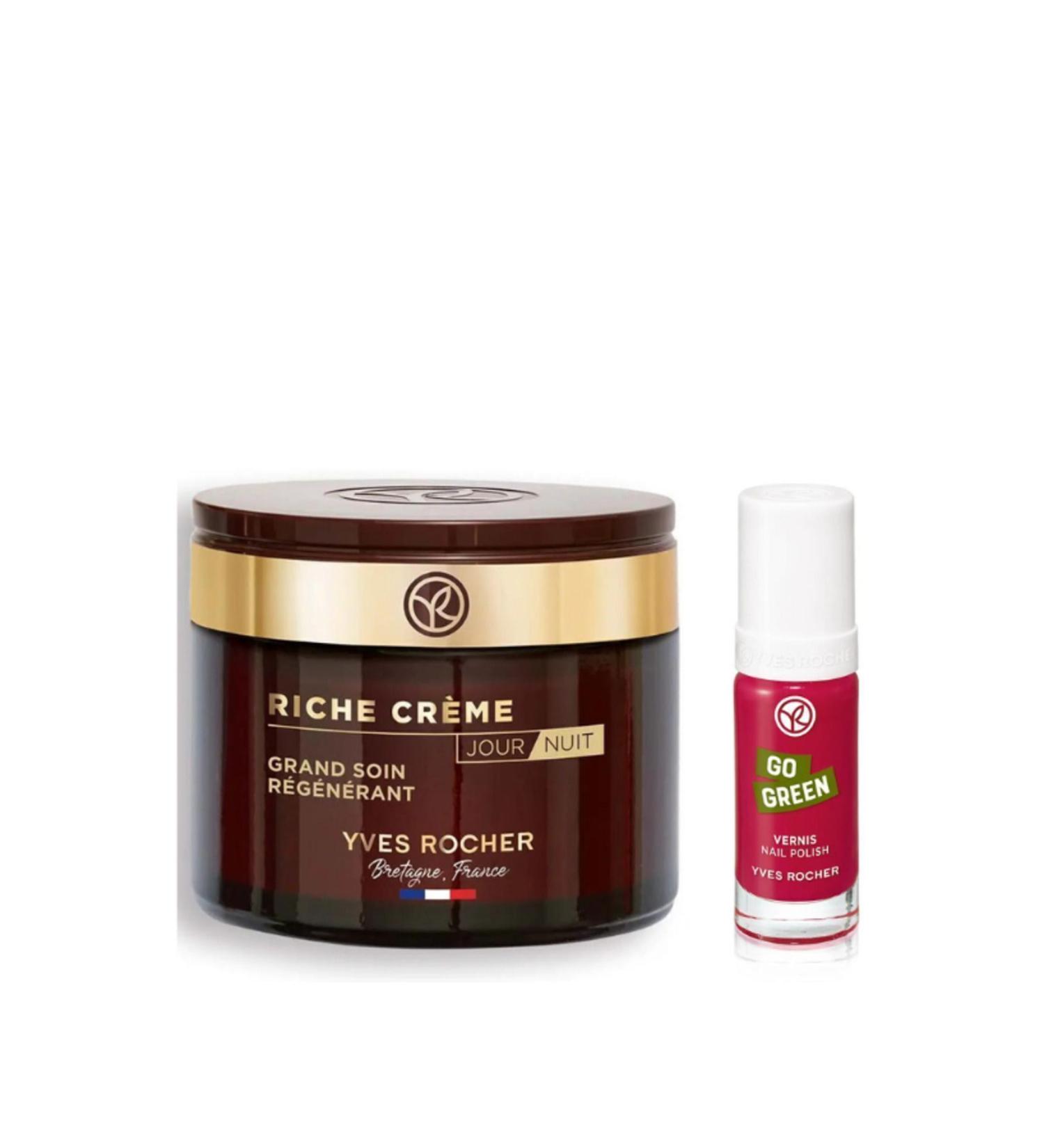 Yves Rocher Concentrate Cream - Nourishing Anti-Aging Precious Oil Care / Nail Polish Gift