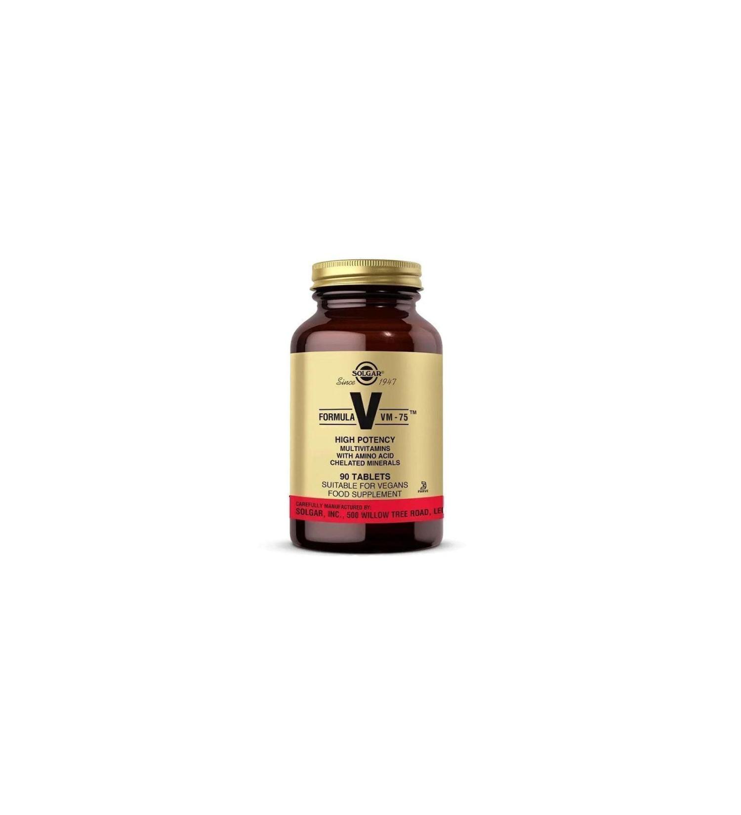 Solgar Vm-75 Multivitamin Mineral 90 Tablets