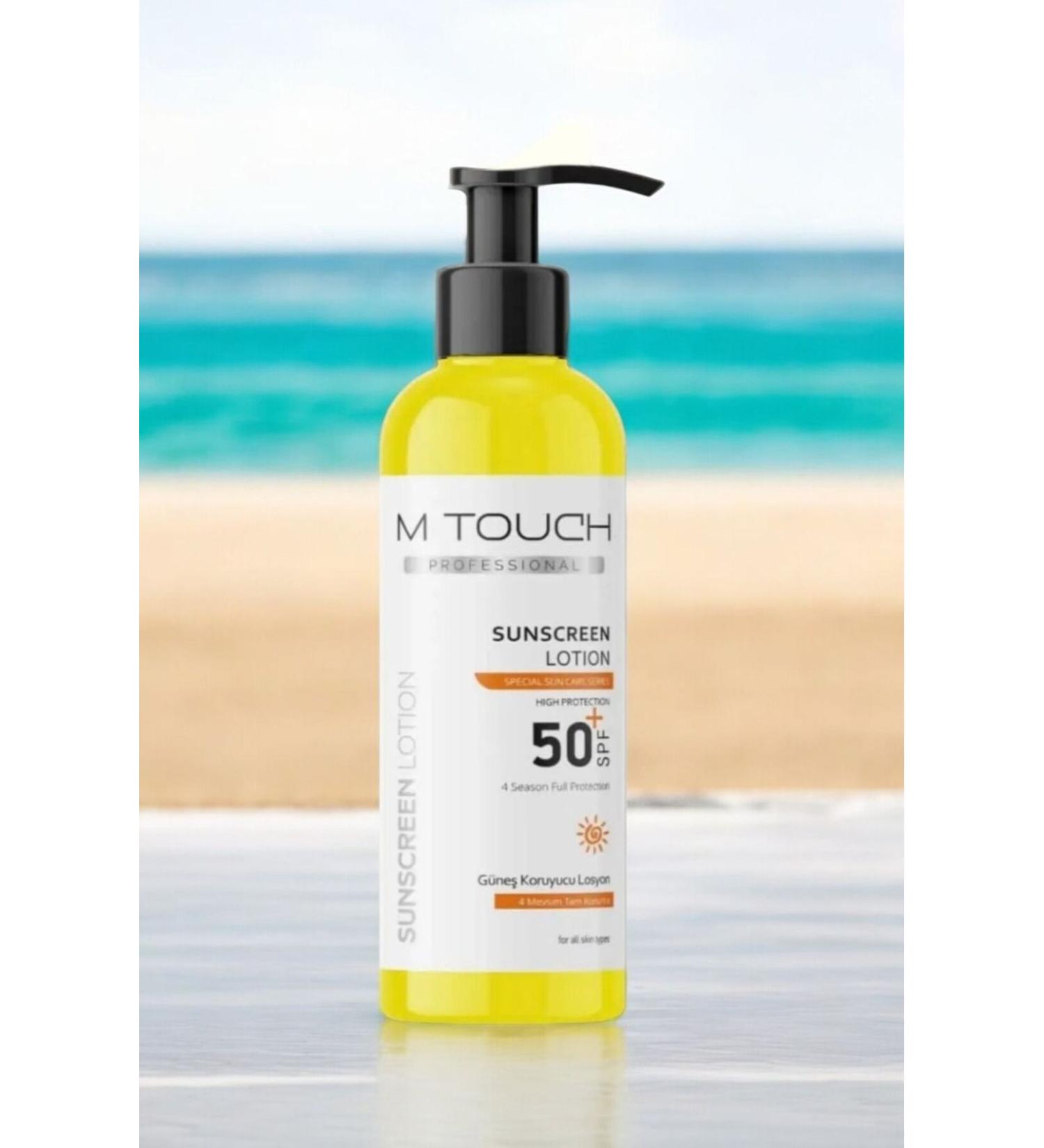 mtouch 0 NATURAL SUN PROTECTIVE LOTION 50+SPF 200 ML
