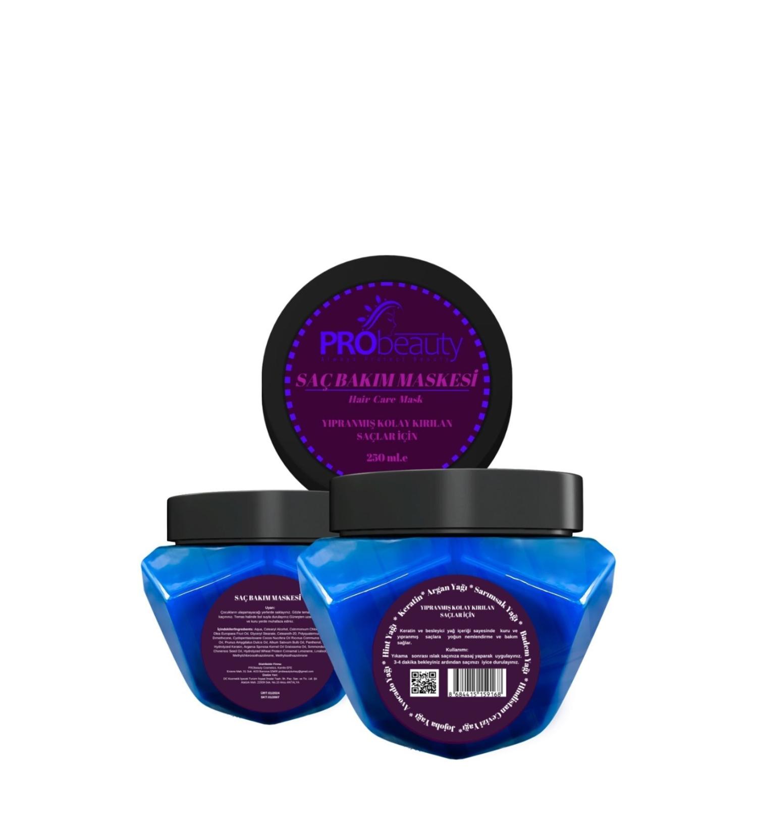 PRObeauty Hair Mask Nourishing Oils for Dry Damaged Hair Moisturizing Healthy Growth