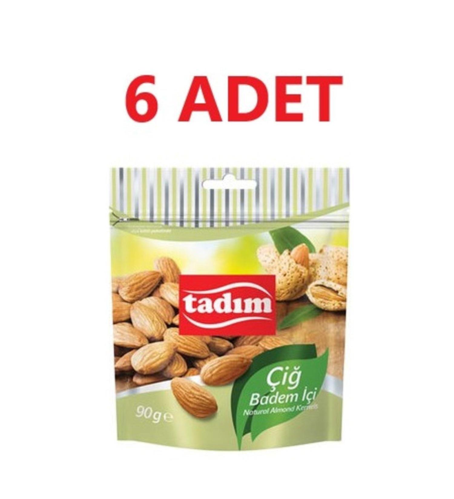 Tad m Raw Almond 90 Gr X 6 Pieces