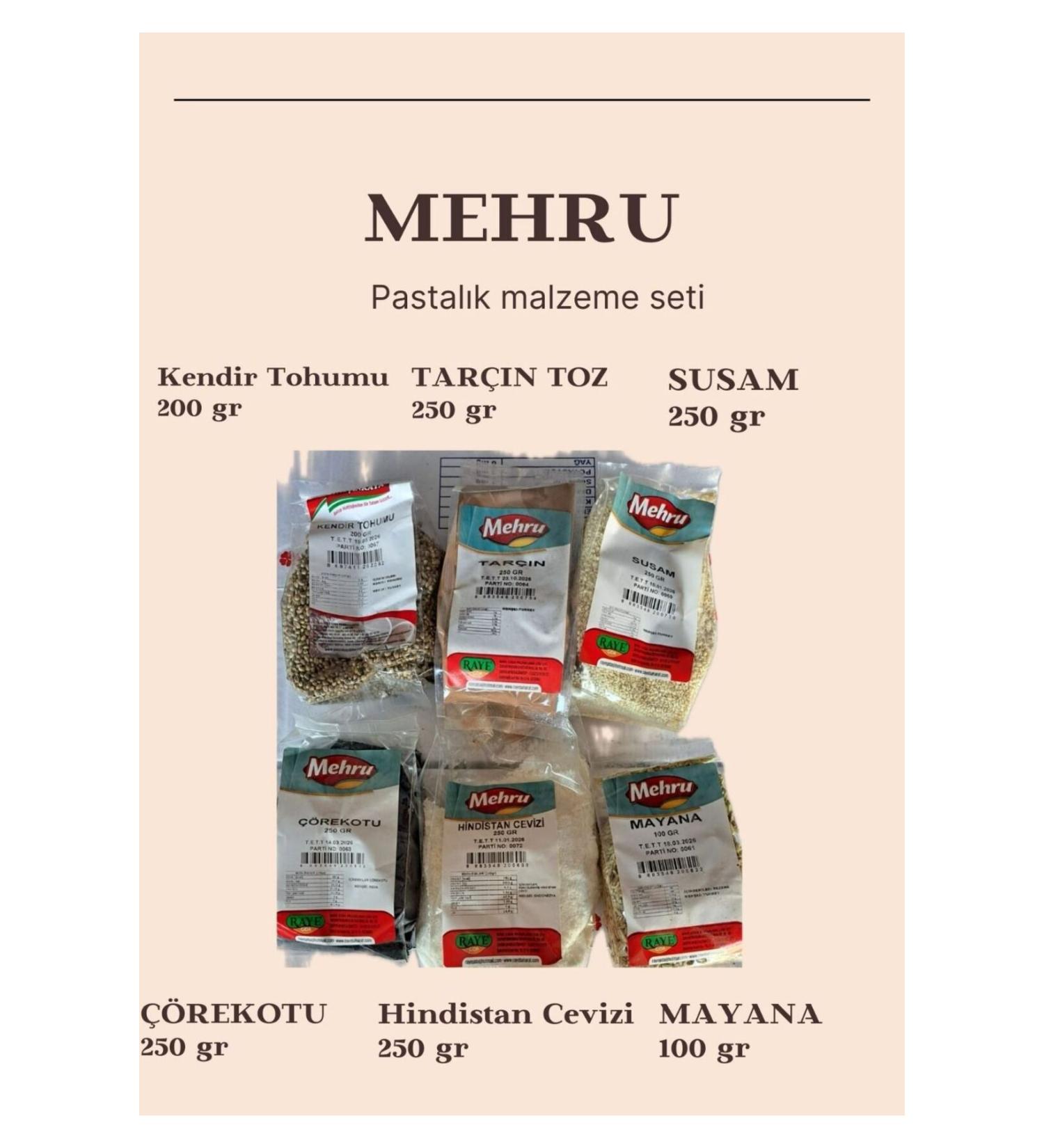 Mehru 6 Piece Cake Material