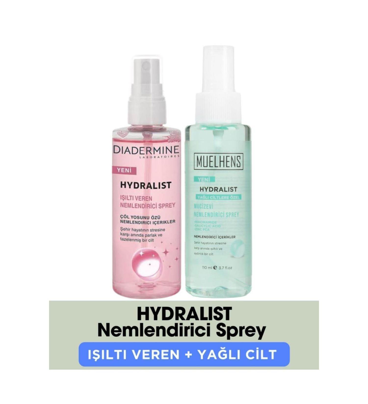 Diadermine Hydralist Miraculous Moisturizer Glowing 100m + MUELHENS Oily Skin Moisturizer 110m - Buy Online on GoSupps.com