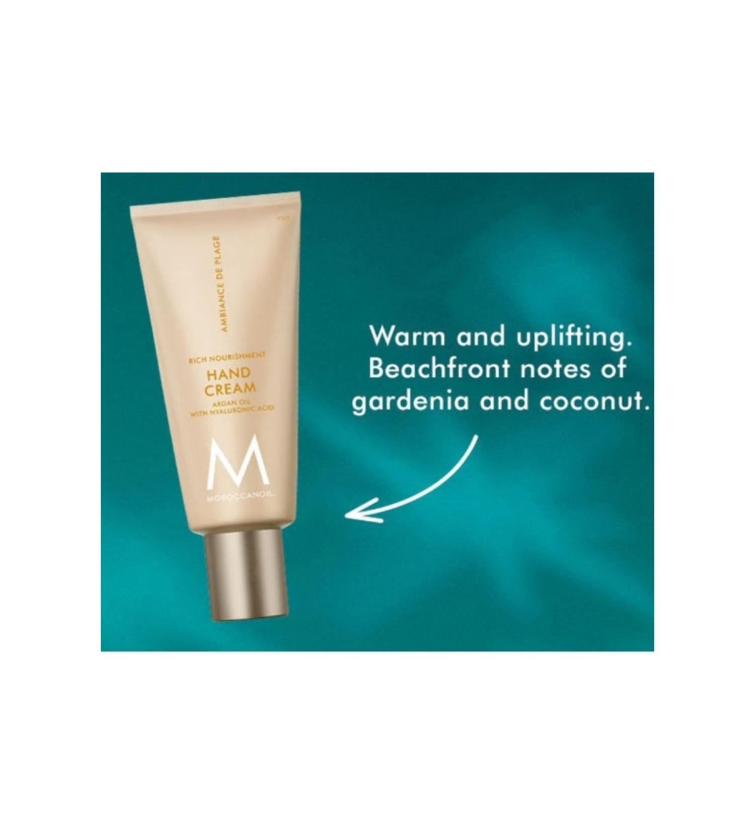Moroccanoil Ambiance De Plage Fast-Absorbing Vitamin E Moisturizing Hand Cream40ml26ECBEAUTYDIFFERENCE